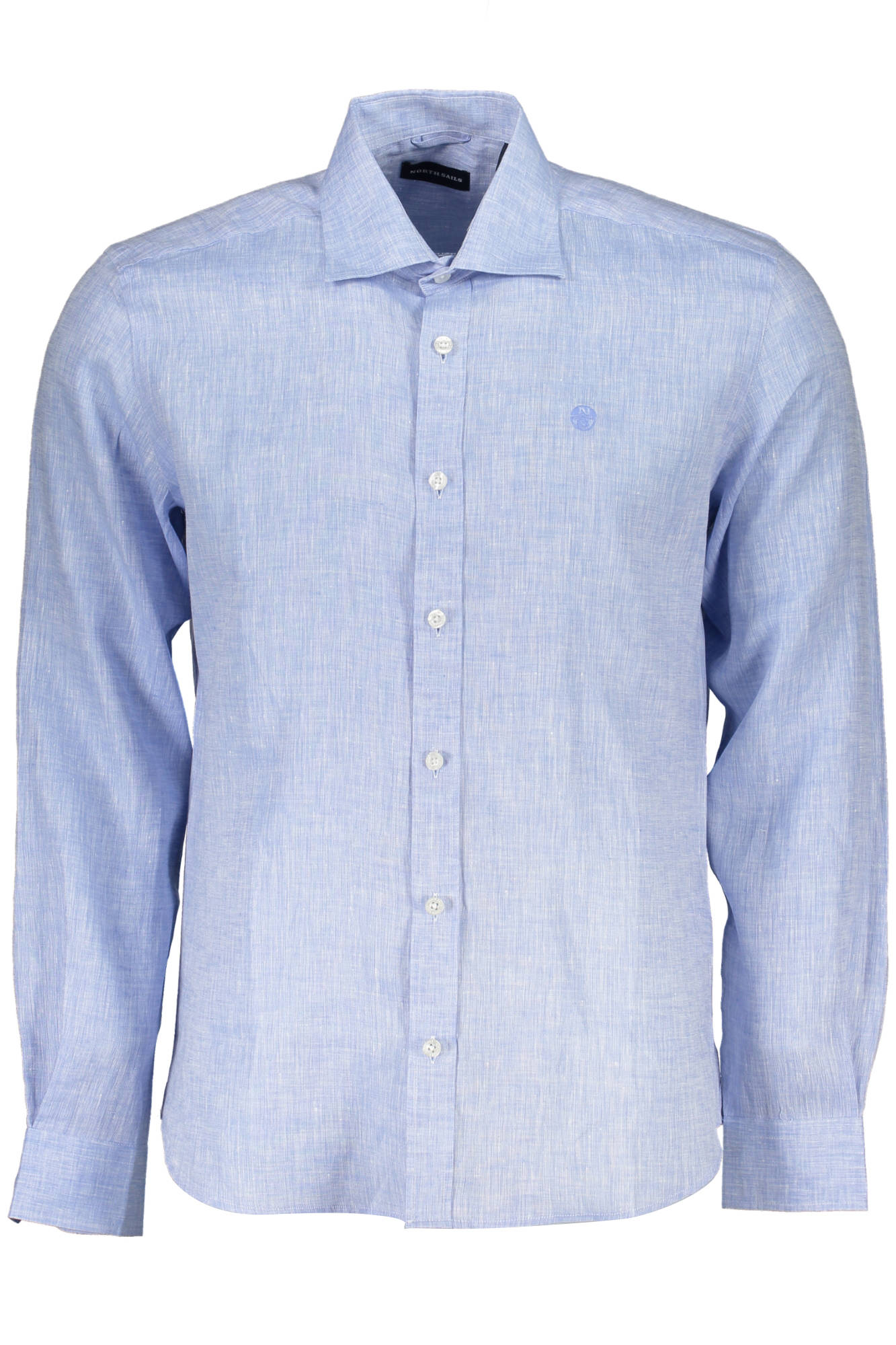 NORTH SAILS LIGHT BLUE MAN LONG SLEEVED SHIRT NORTH SAILS LIGHT BLUE MAN LONG SLEEVED SHIRT