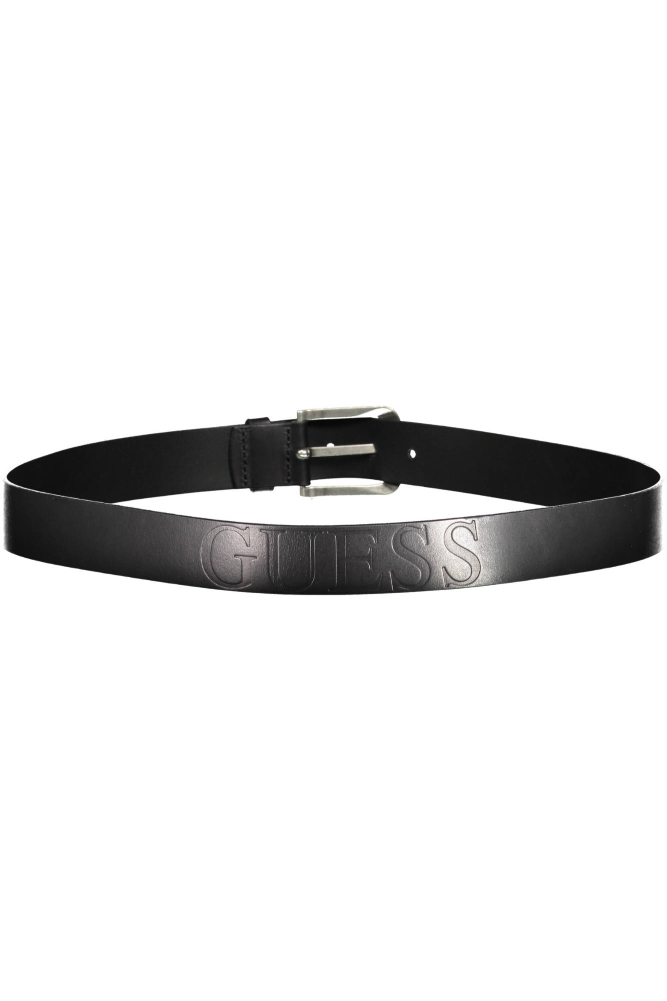 GUESS JEANS MEN LEATHER BELT BLACK
