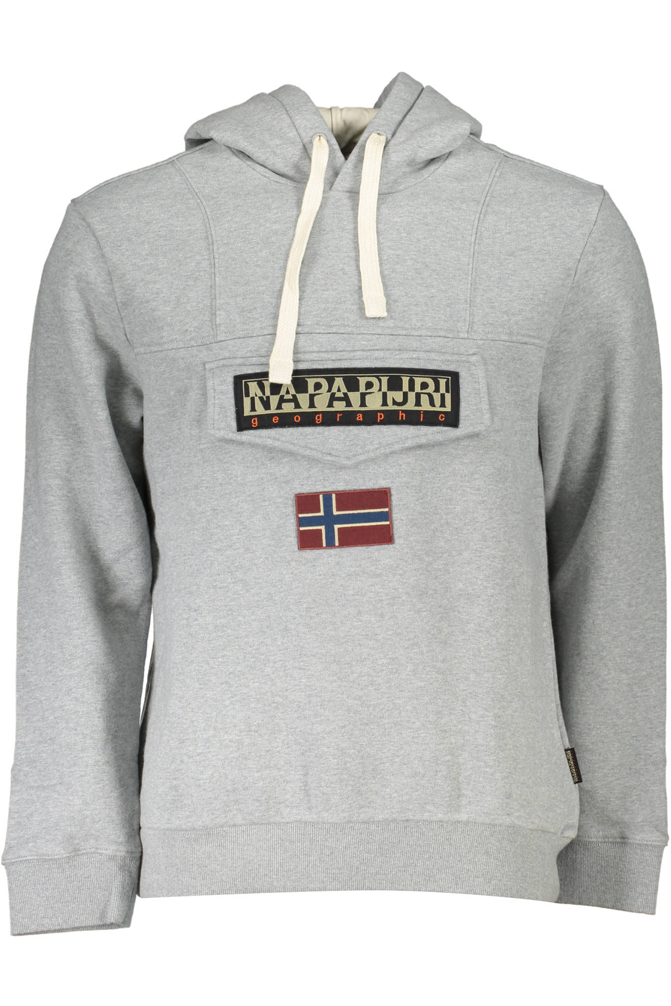 NAPAPIJRI SWEATSHIRT WITHOUT ZIP GRAY MAN