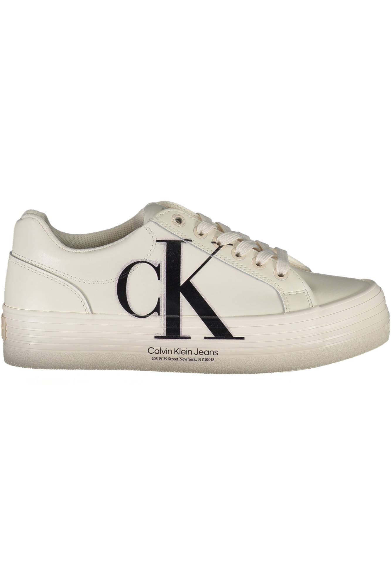 CALVIN KLEIN WHITE WOMEN SPORT SHOES CALVIN KLEIN WHITE WOMEN SPORT SHOES