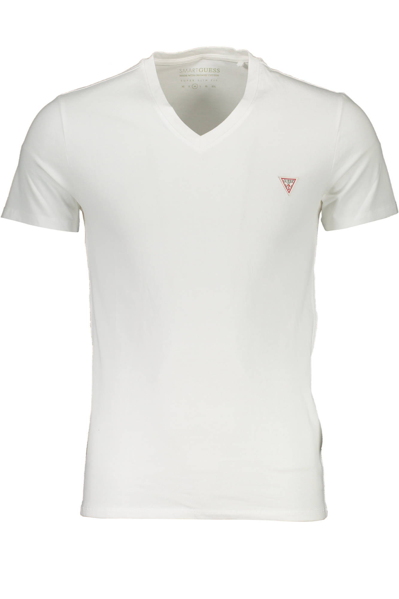 GUESS JEANS MAN SHORT SLEEVE T-SHIRT WHITE GUESS JEANS MAN SHORT SLEEVE T-SHIRT WHITE