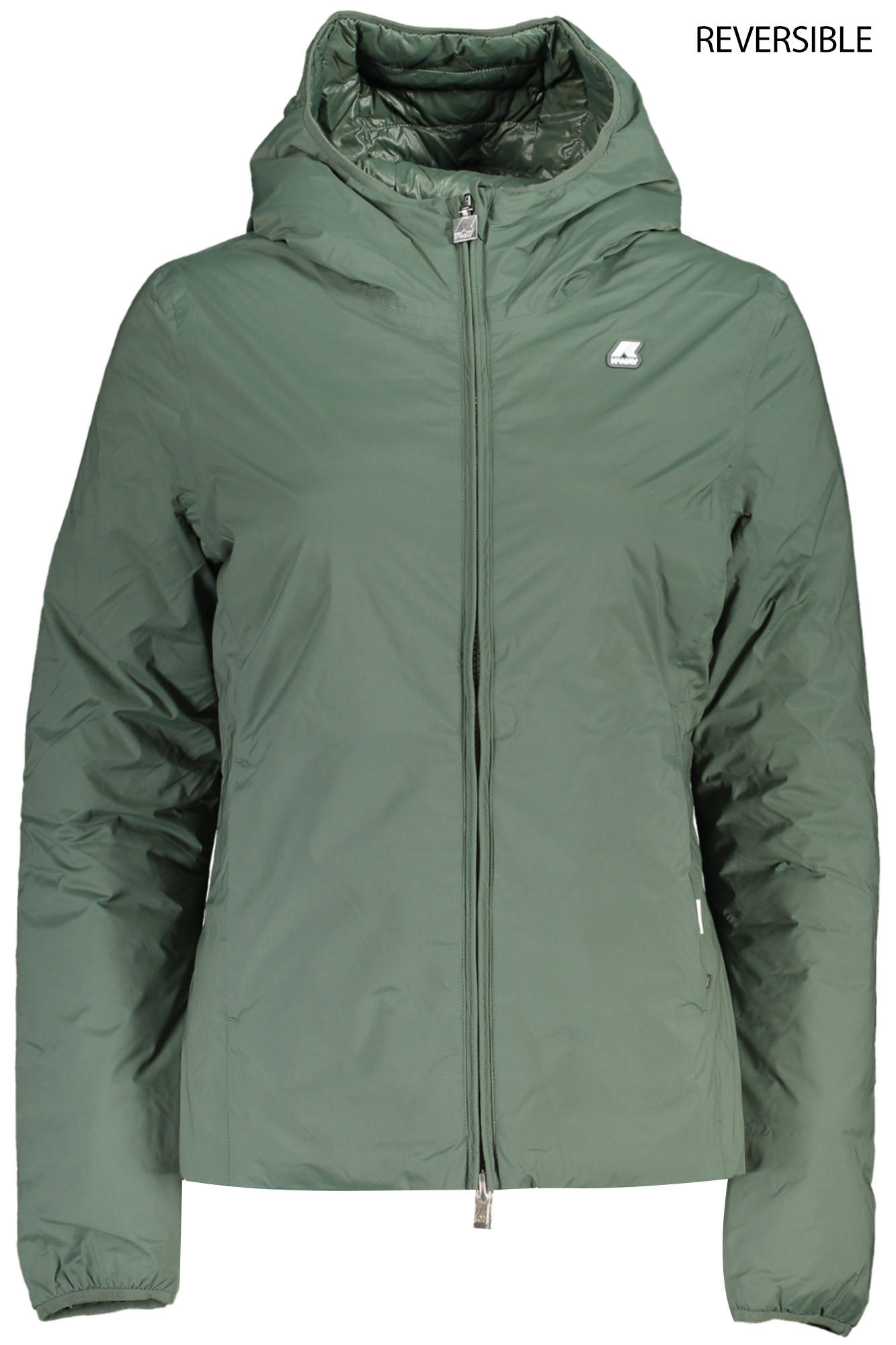 K-WAY WOMEN GREEN DOWN JACKET