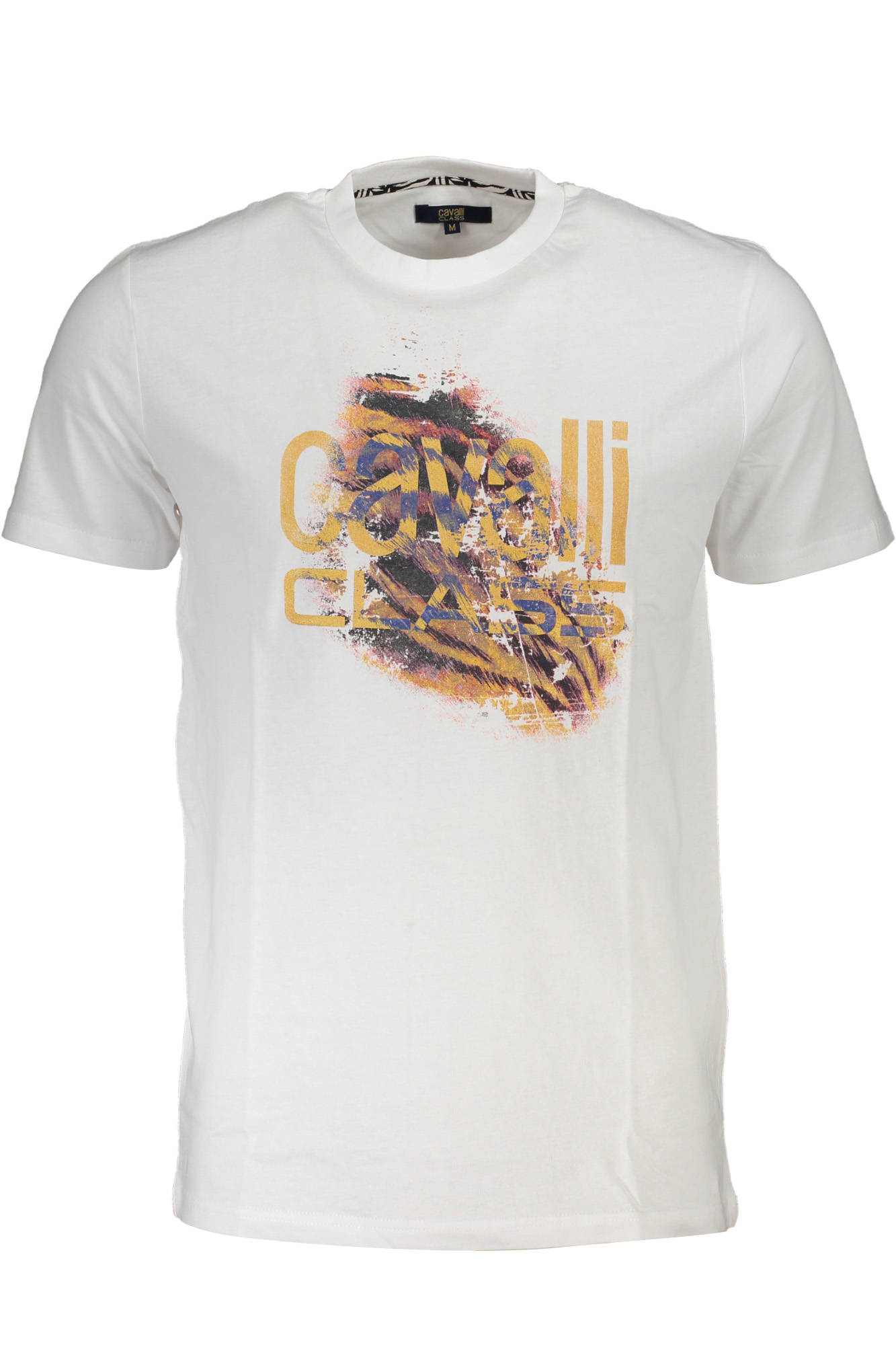 CAVALLI CLASS T-SHIRT SHORT SLEEVE MAN WHITE CAVALLI CLASS T-SHIRT SHORT SLEEVE MAN WHITE
