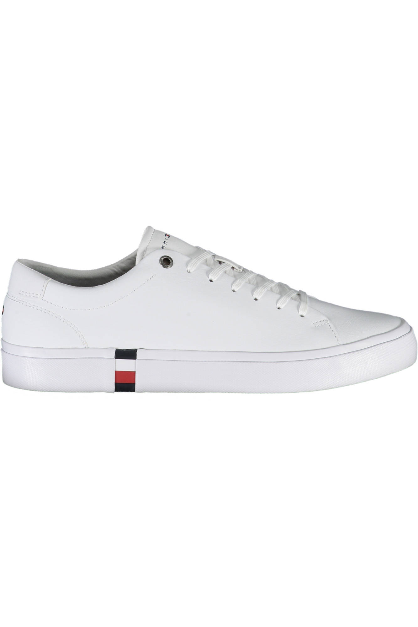 TOMMY HILFIGER WHITE MAN SPORT SHOES TOMMY HILFIGER WHITE MAN SPORT SHOES