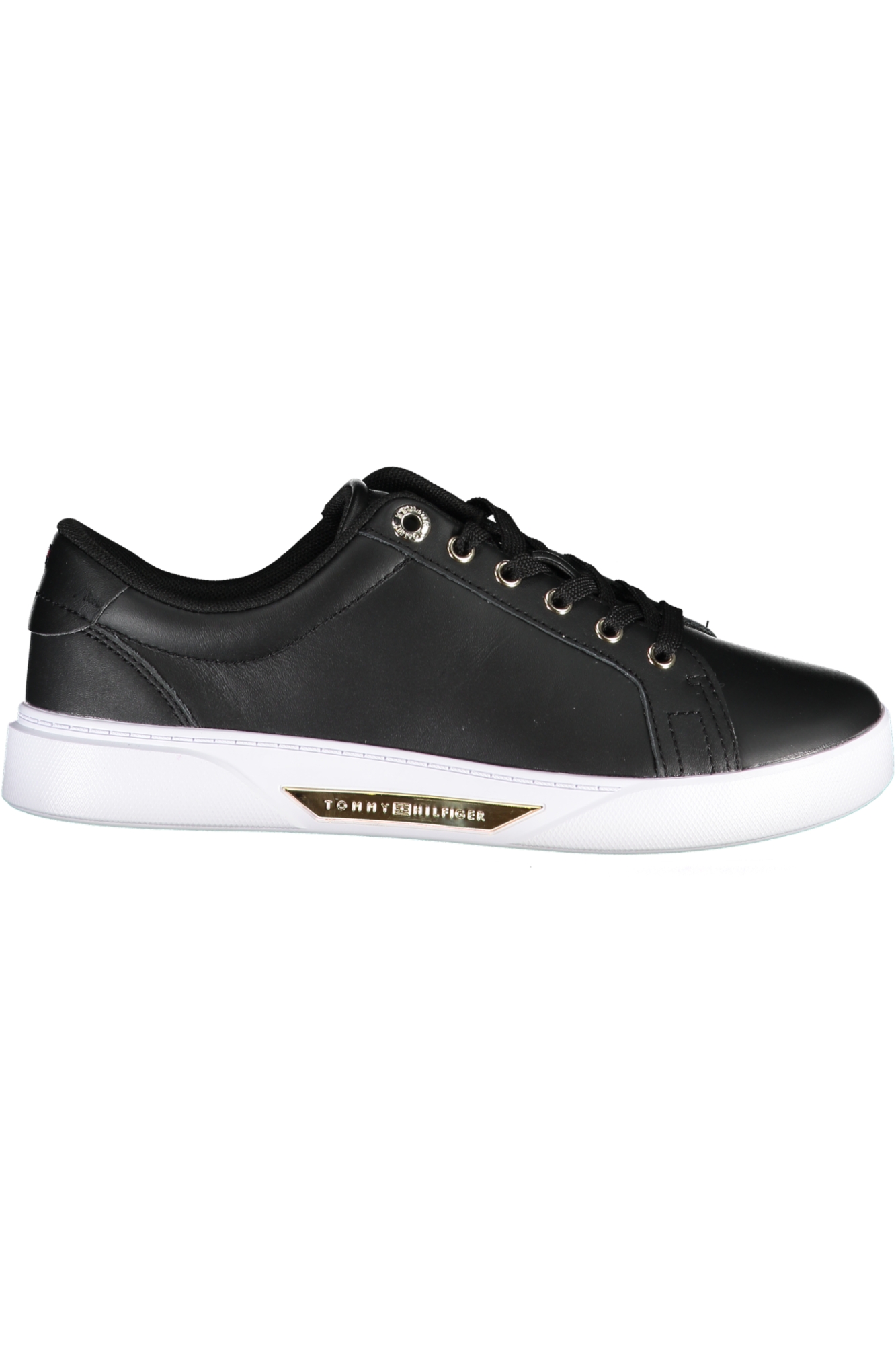 TOMMY HILFIGER BLACK WOMEN SPORTS SHOES TOMMY HILFIGER BLACK WOMEN SPORTS SHOES