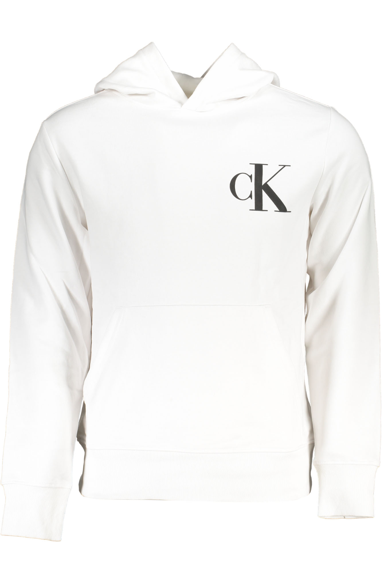 CALVIN KLEIN MEN WHITE ZIPLESS SWEATSHIRT