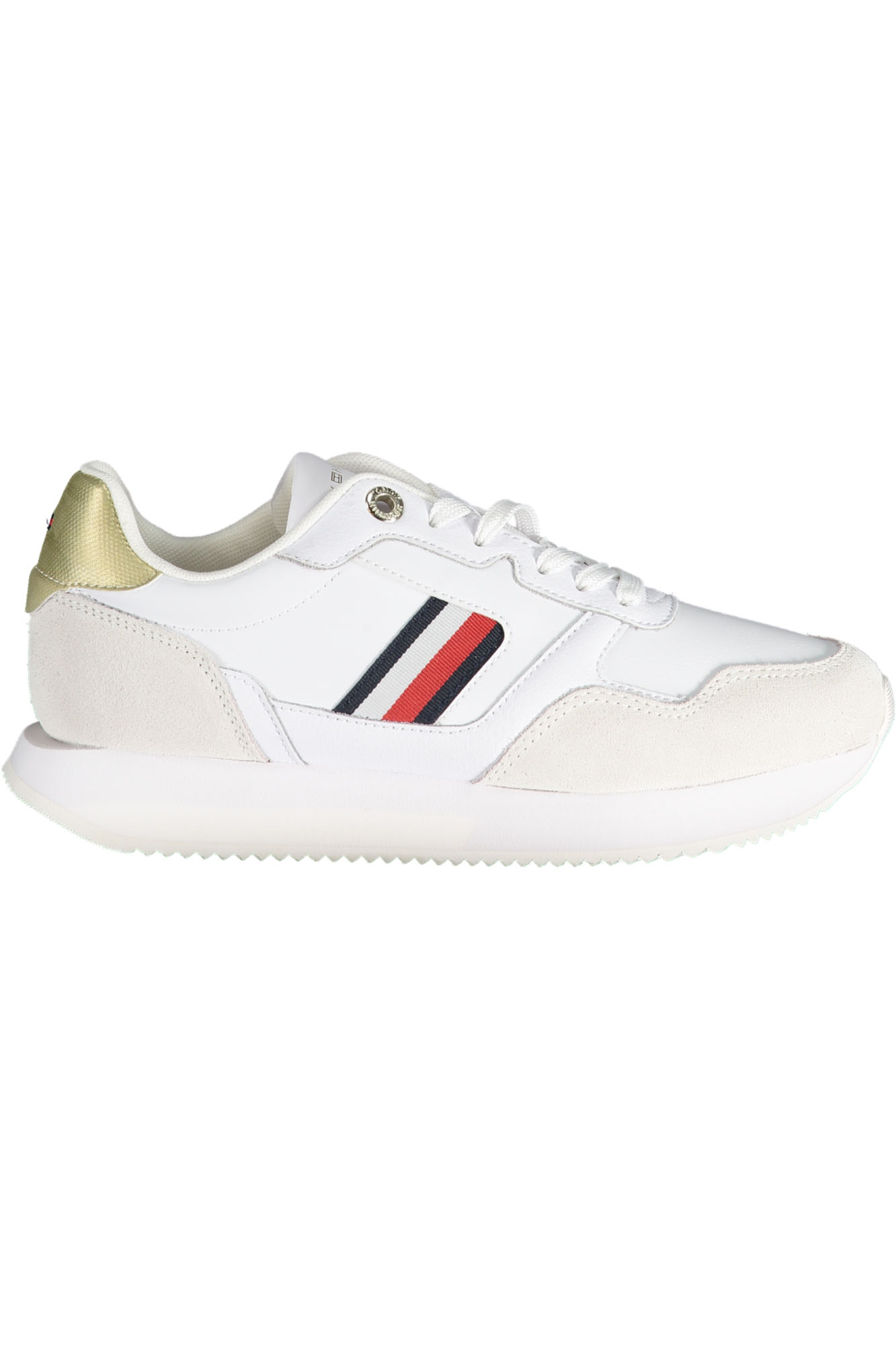 TOMMY HILFIGER WHITE WOMEN SPORTS SHOES TOMMY HILFIGER WHITE WOMEN SPORTS SHOES