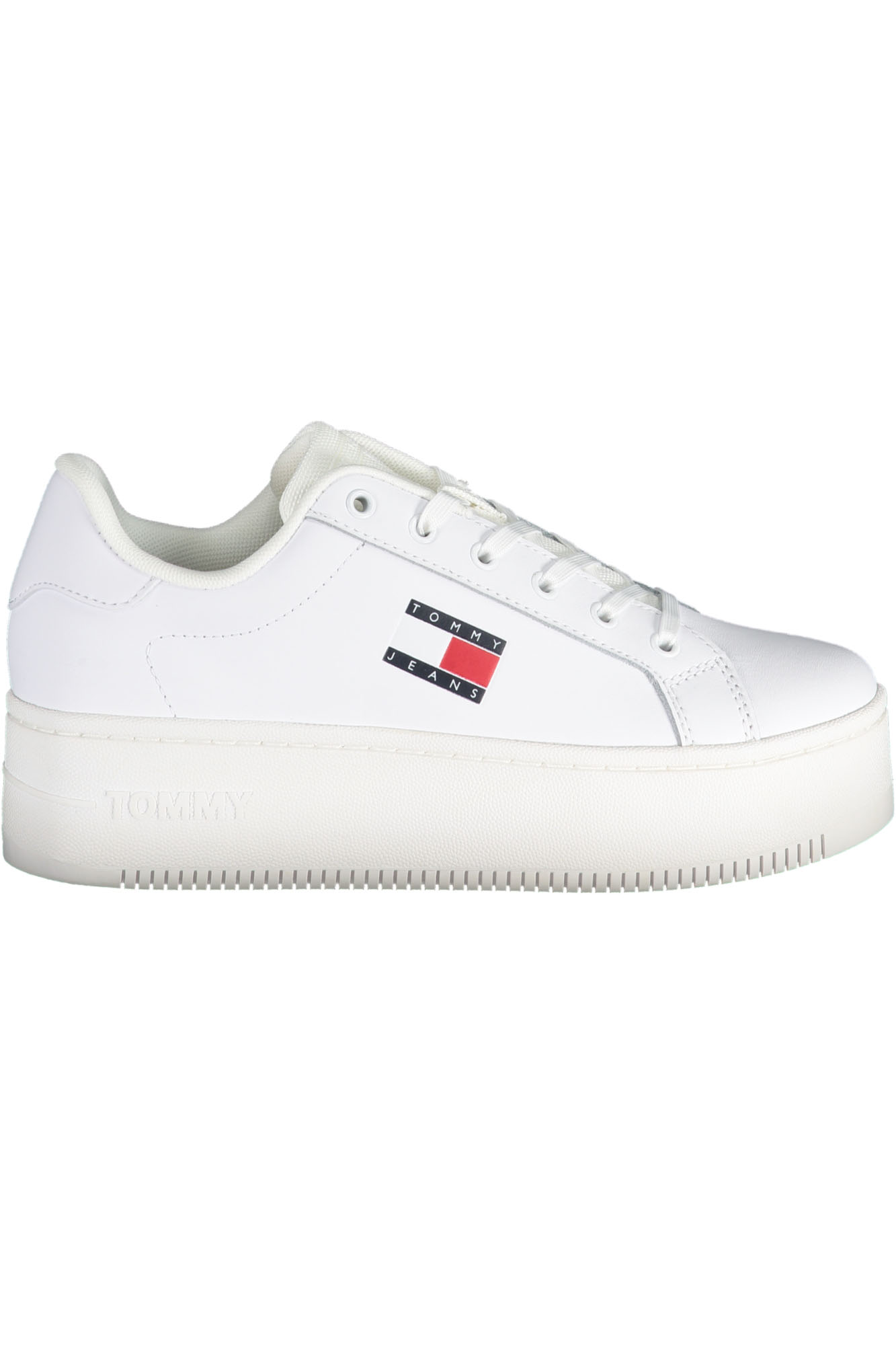 TOMMY HILFIGER WHITE WOMEN SPORTS SHOES TOMMY HILFIGER WHITE WOMEN SPORTS SHOES