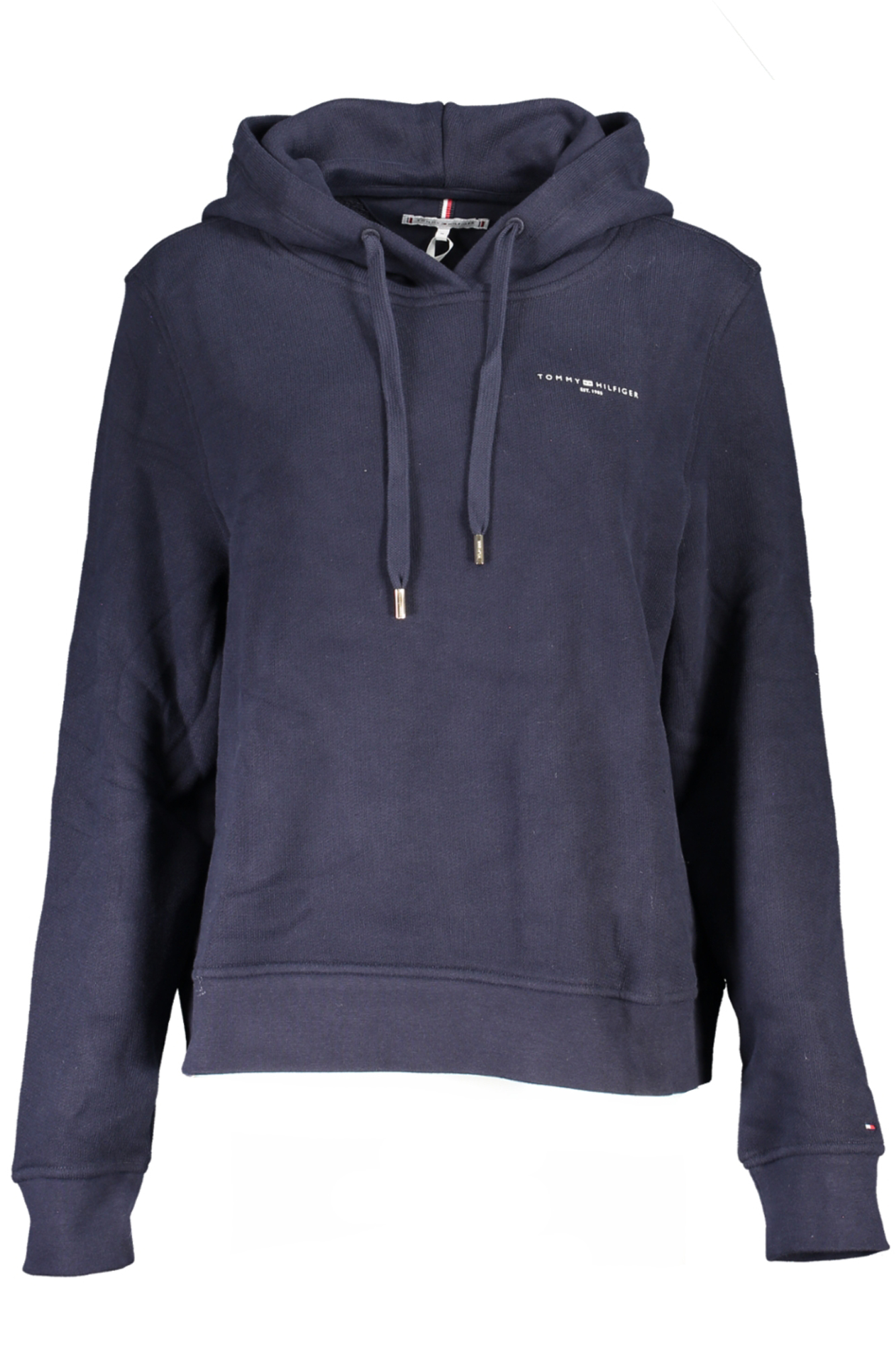 TOMMY HILFIGER WOMEN BLUE ZIPLESS SWEATSHIRT