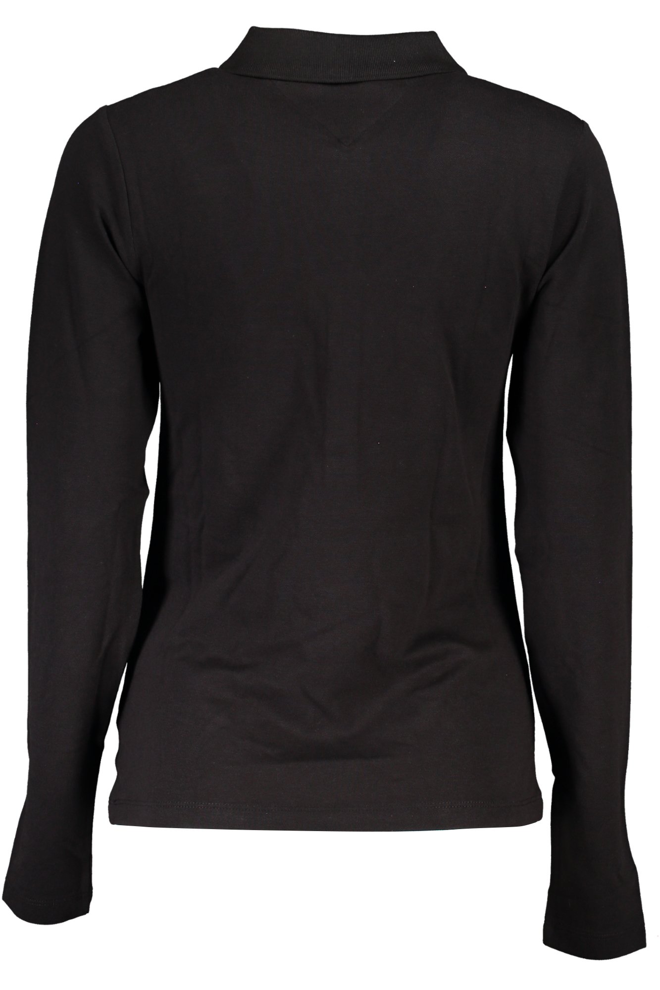 TOMMY HILFIGER WOMEN LONG SLEEVE POLO SHIRT BLACK