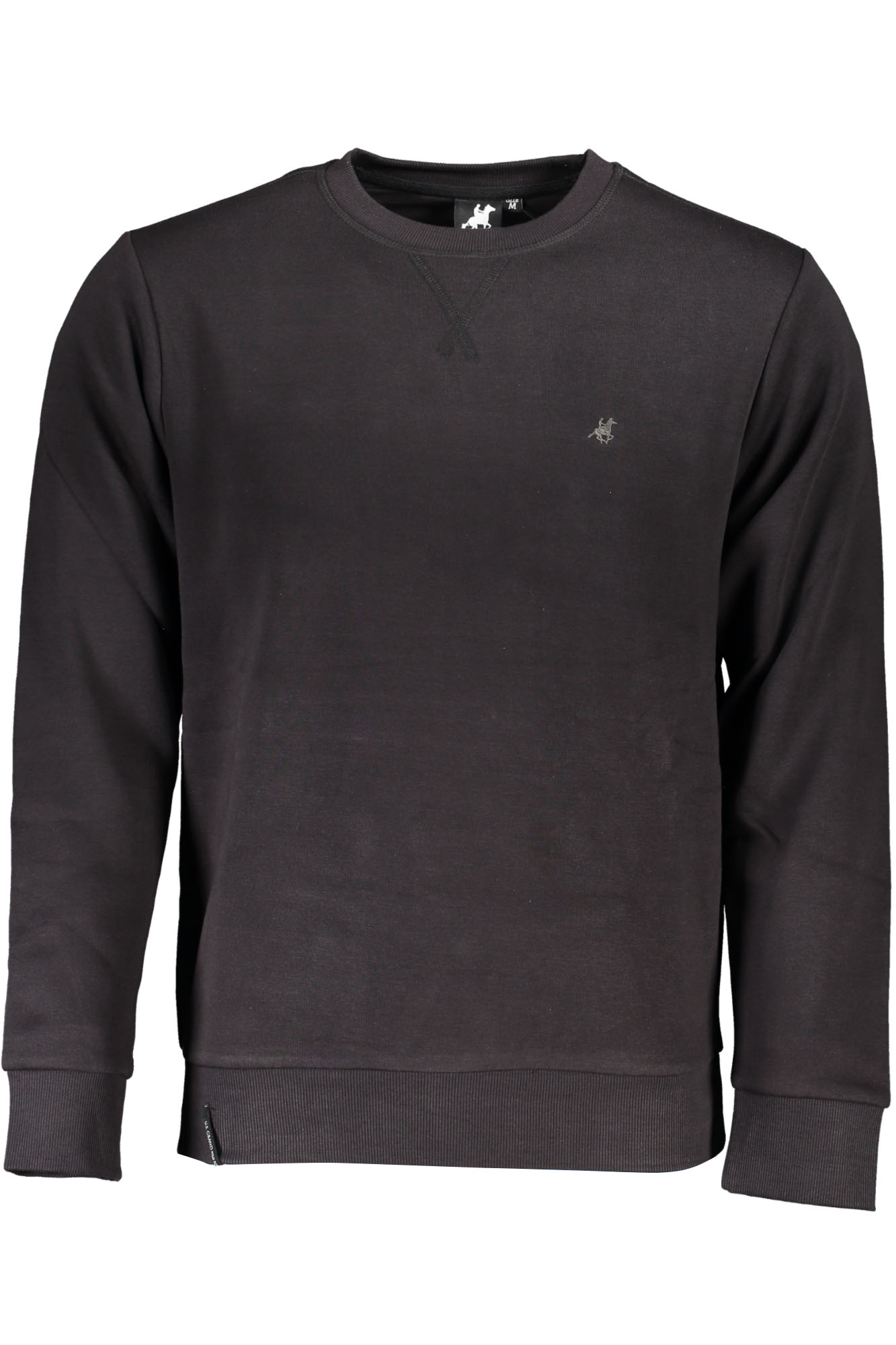 US GRAND MEN BLACK ZIP-UP SWEATSHIRT US GRAND MEN BLACK ZIP-UP SWEATSHIRT