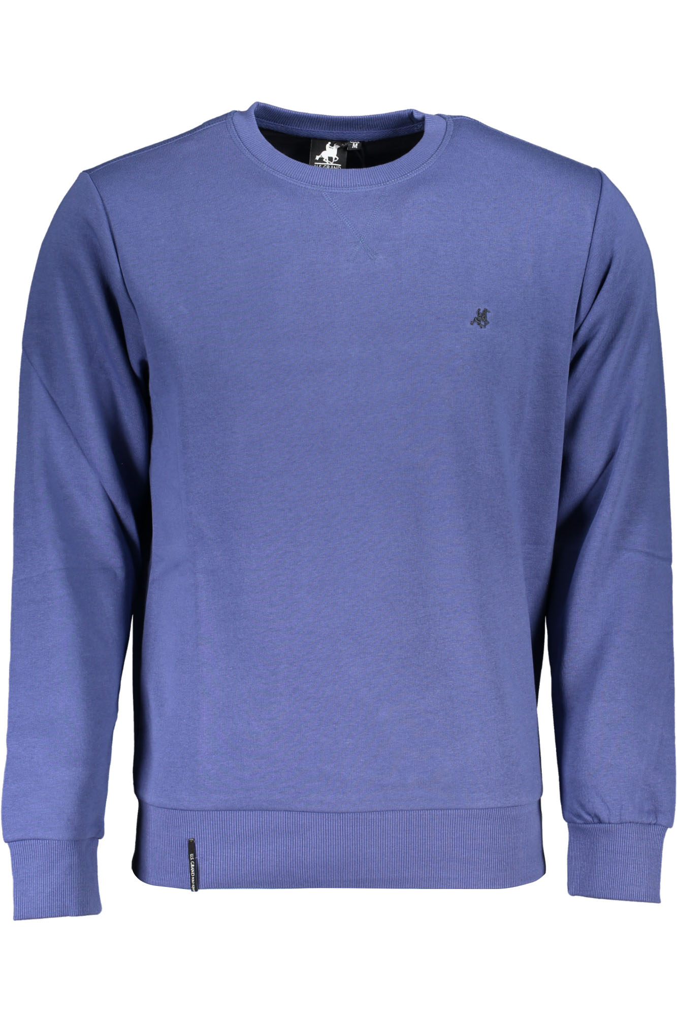 US GRAND MEN BLUE ZIP-UP SWEATSHIRT US GRAND MEN BLUE ZIP-UP SWEATSHIRT