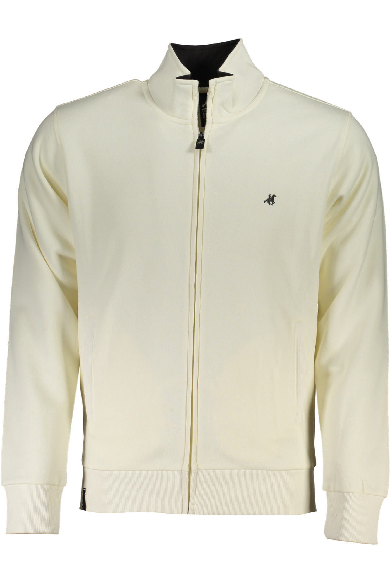 US GRAND MEN WHITE ZIP-UP SWEATSHIRT US GRAND MEN WHITE ZIP-UP SWEATSHIRT