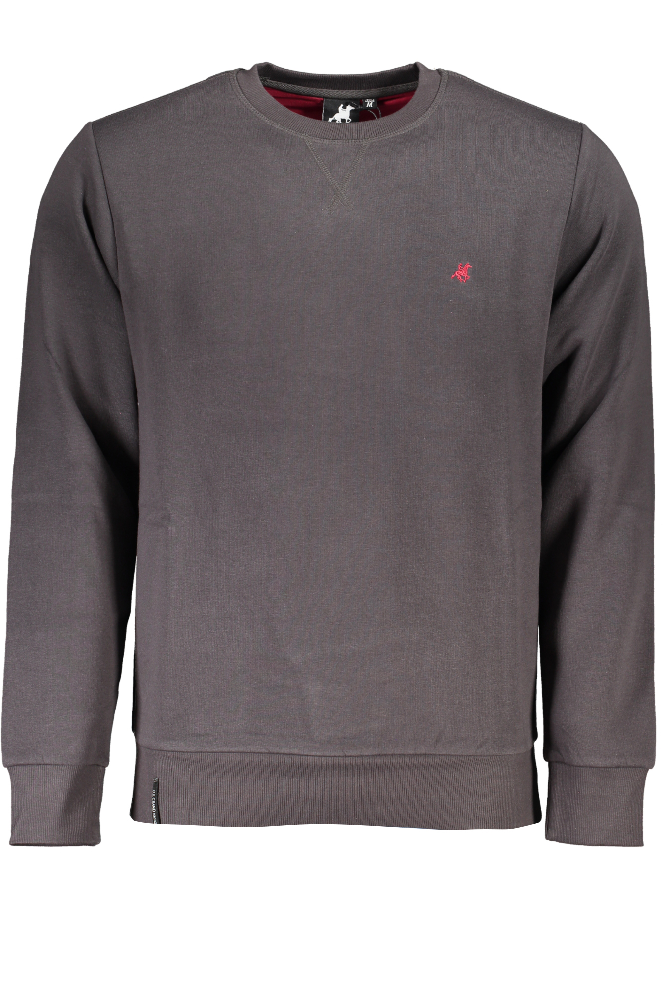 US GRAND MEN GRAY ZIP-UP SWEATSHIRT US GRAND MEN GRAY ZIP-UP SWEATSHIRT