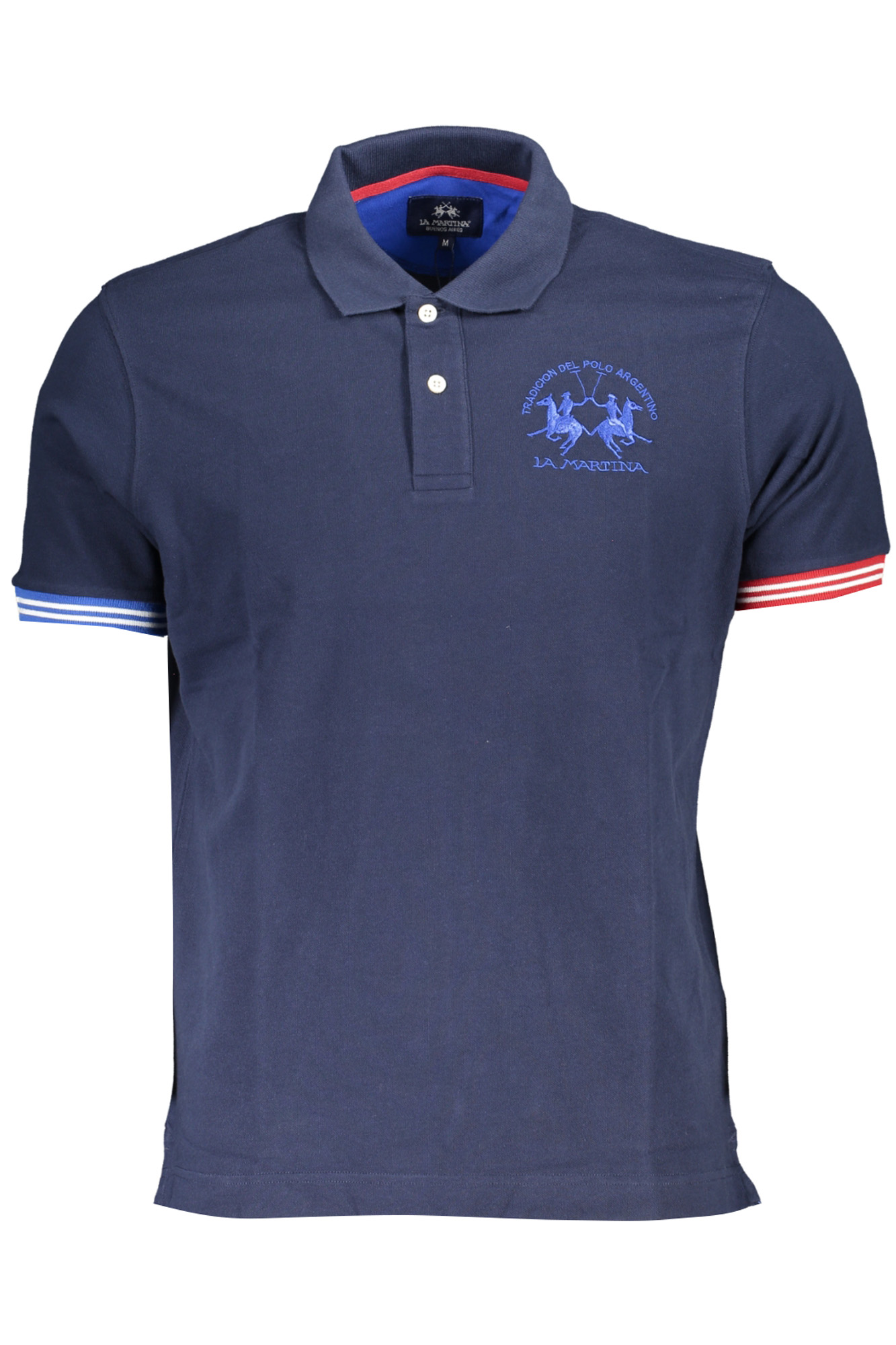 LA MARTINA MEN SHORT SLEEVED POLO SHIRT BLUE LA MARTINA MEN SHORT SLEEVED POLO SHIRT BLUE