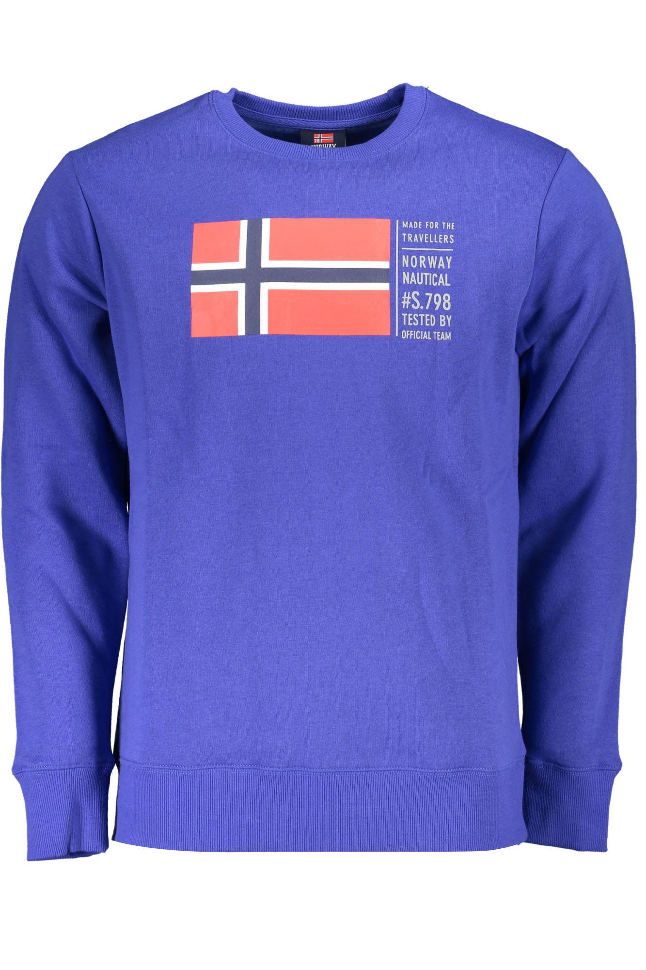 NORWAY 1963 MEN BLUE ZIPLESS SWEATSHIRT NORWAY 1963 MEN BLUE ZIPLESS SWEATSHIRT