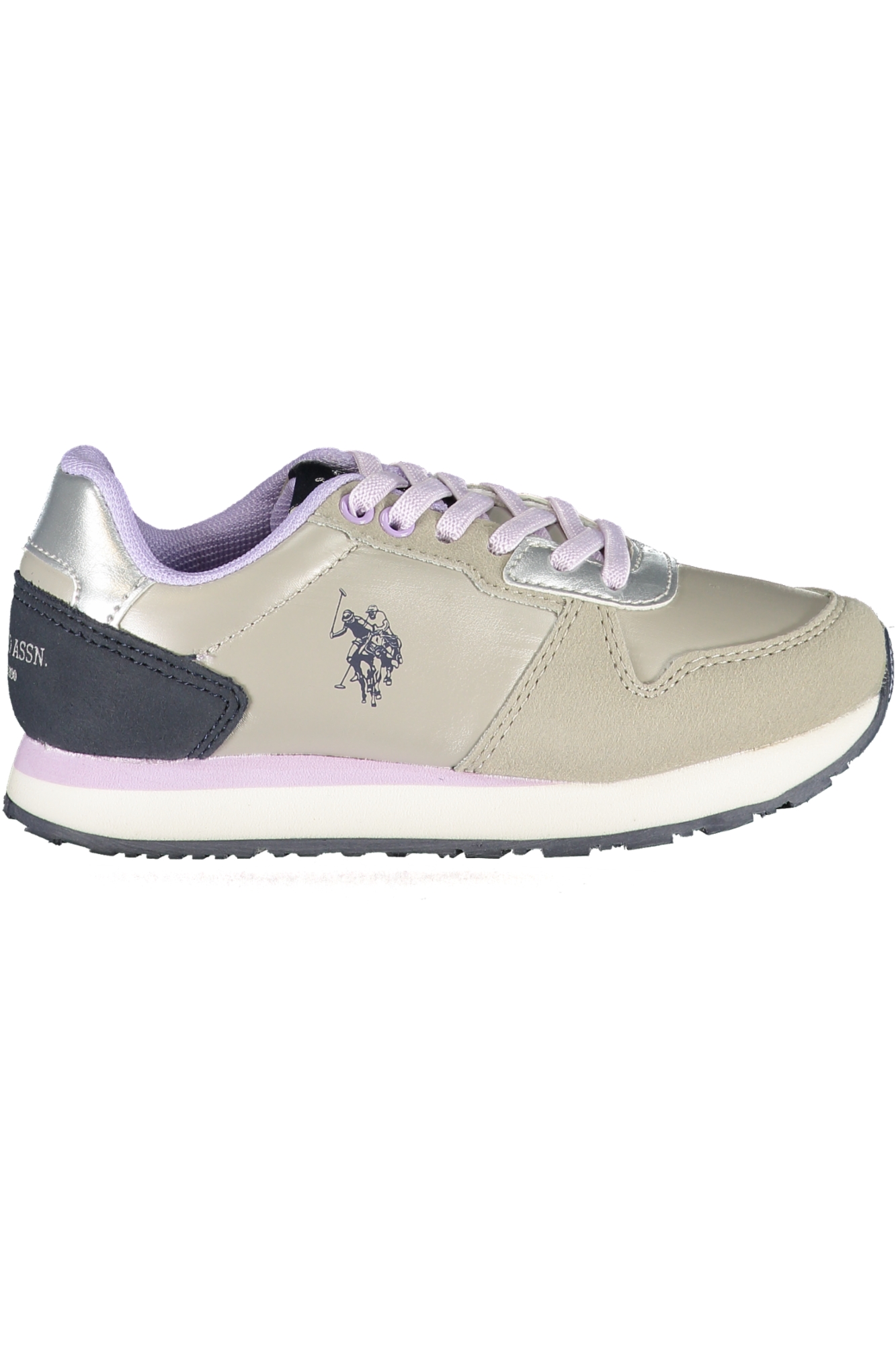 US POLO ASSN. SILVER SPORTS SHOES FOR CHILDREN US POLO ASSN. SILVER SPORTS SHOES FOR CHILDREN