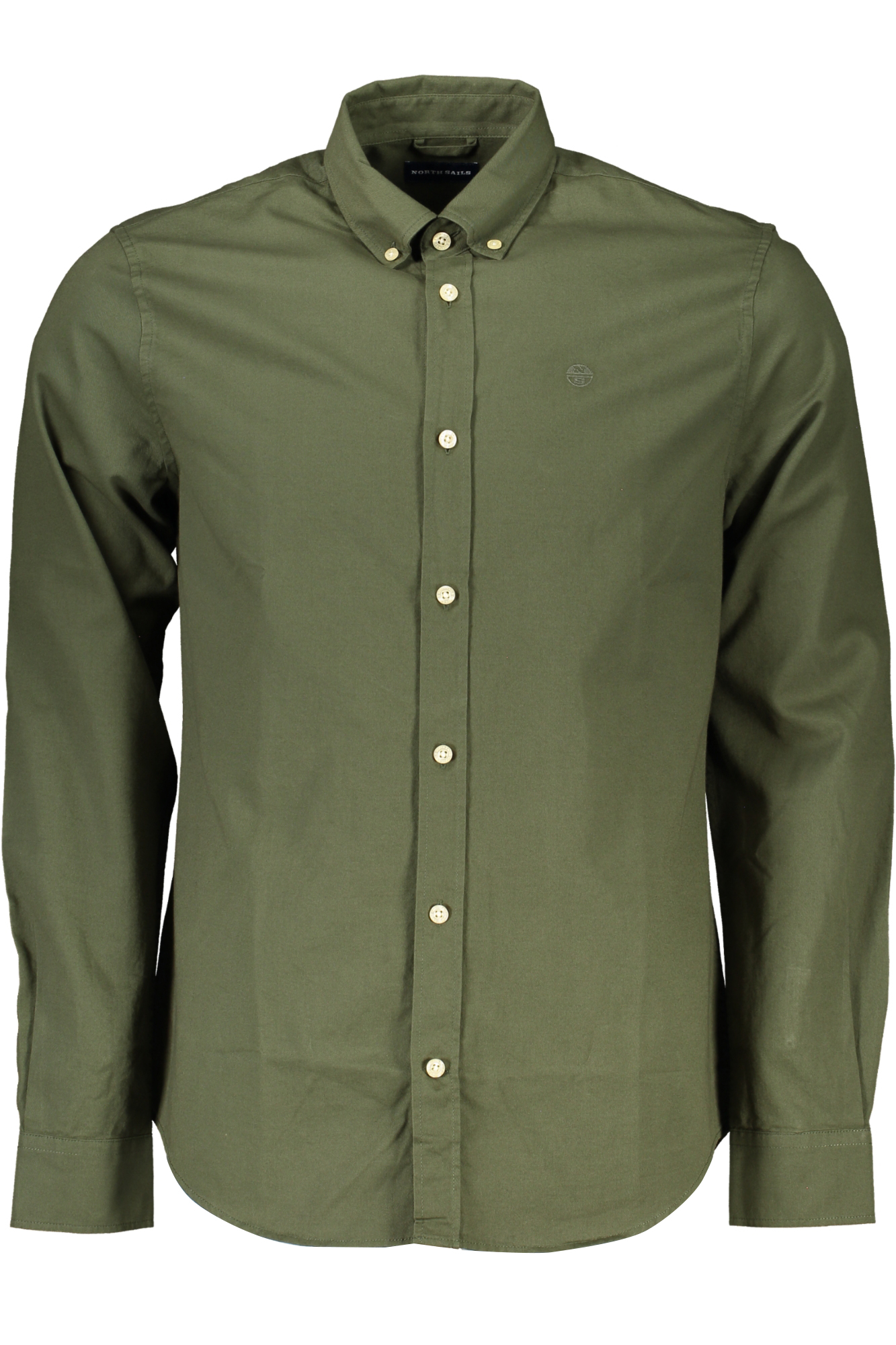 NORTH SAILS GREEN MEN LONG SLEEVED SHIRT NORTH SAILS GREEN MEN LONG SLEEVED SHIRT
