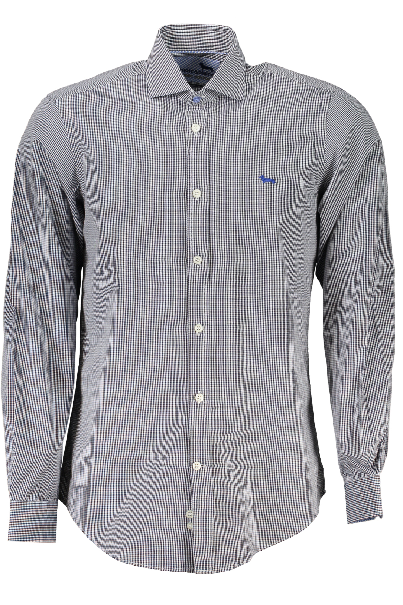 HARMONT & BLAINE MEN LONG SLEEVE SHIRT BLUE HARMONT & BLAINE MEN LONG SLEEVE SHIRT BLUE
