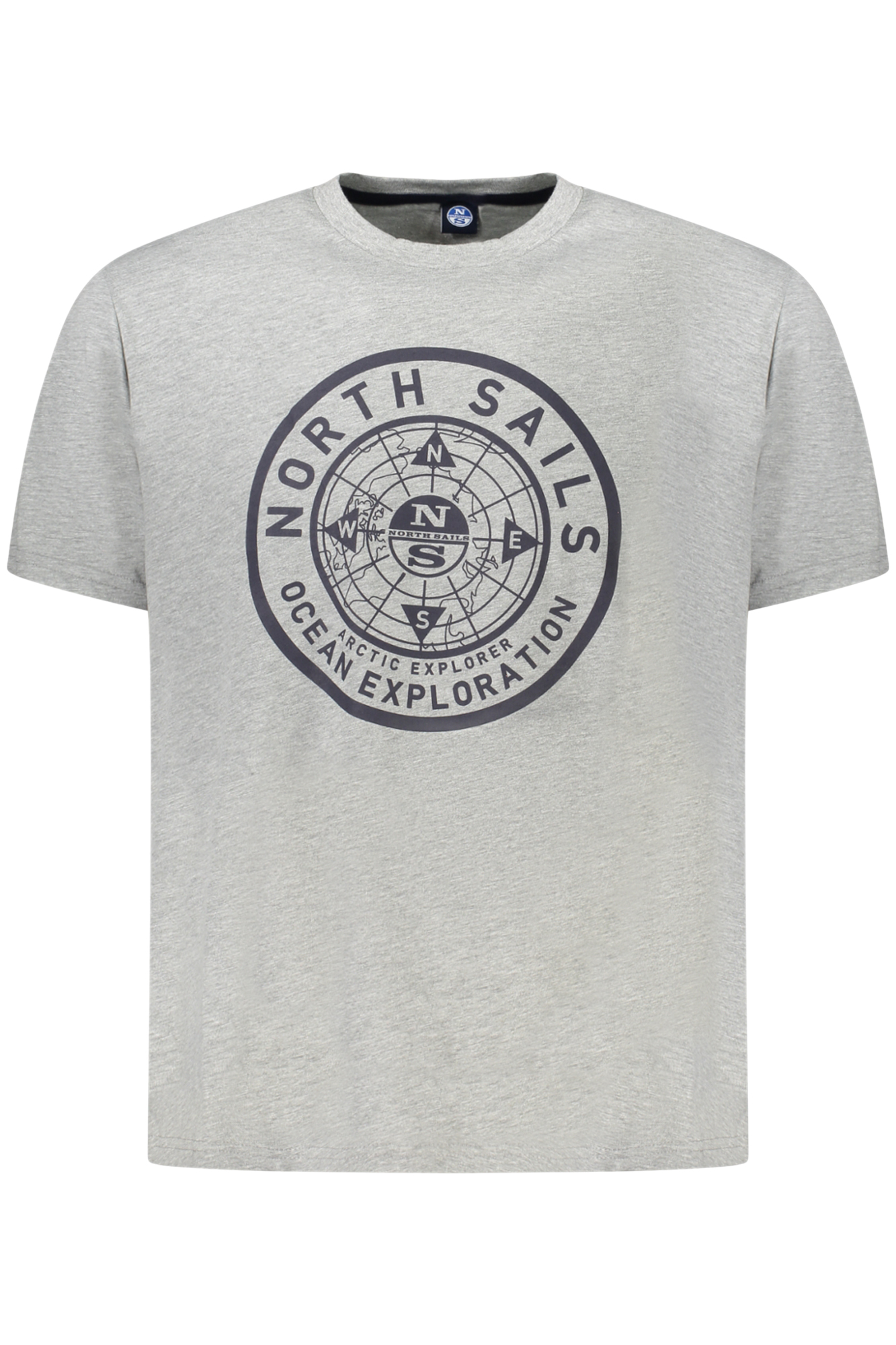 NORTH SAILS SHORT SLEEVE T-SHIRT MEN GREY NORTH SAILS SHORT SLEEVE T-SHIRT MEN GREY