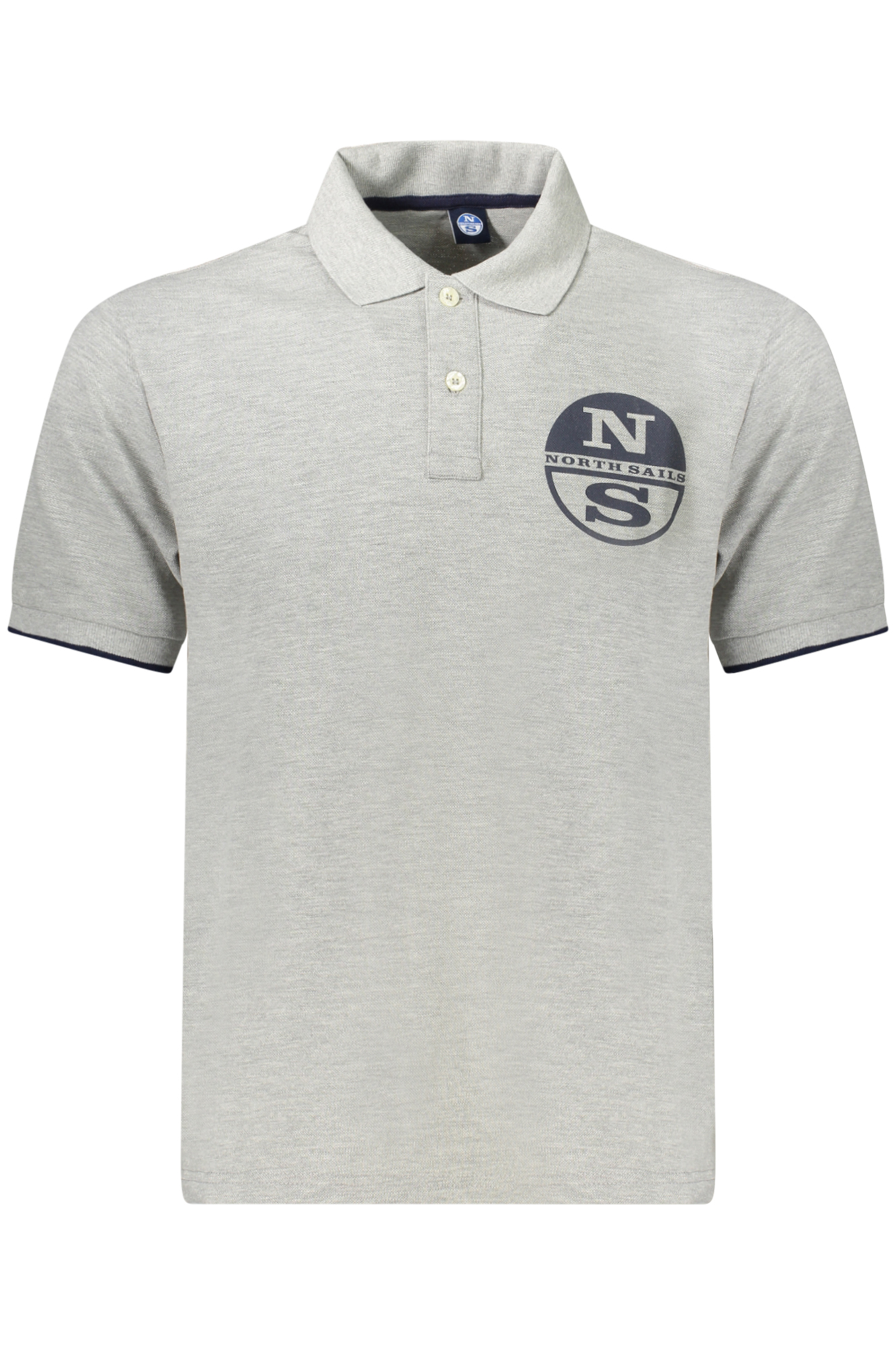 NORTH SAILS MEN SHORT SLEEVE POLO GREY NORTH SAILS MEN SHORT SLEEVE POLO GREY