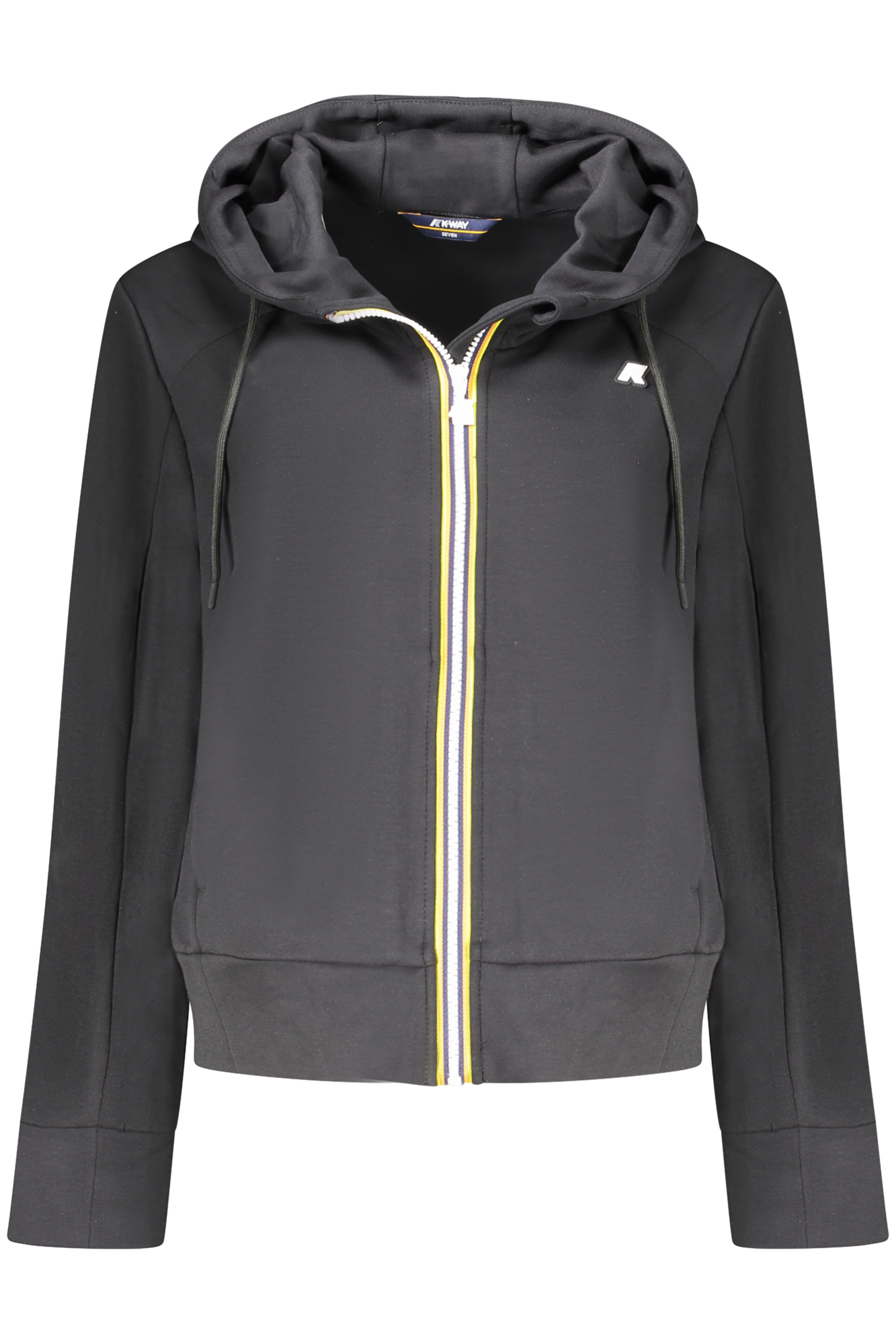 K-WAY WOMEN ZIP-UP SWEATSHIRT BLACK