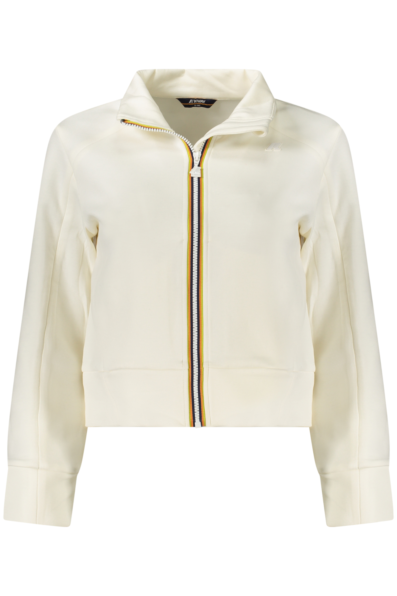 K-WAY WOMEN ZIP-UP SWEATSHIRT WHITE K-WAY WOMEN ZIP-UP SWEATSHIRT WHITE