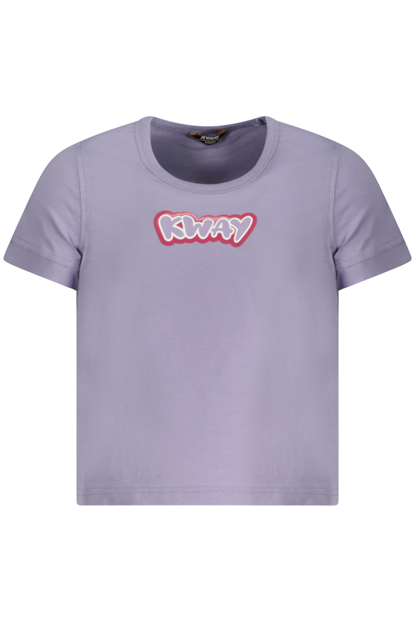 K-WAY T-SHIRT SHORT SLEEVES GIRL PURPLE K-WAY T-SHIRT SHORT SLEEVES GIRL PURPLE