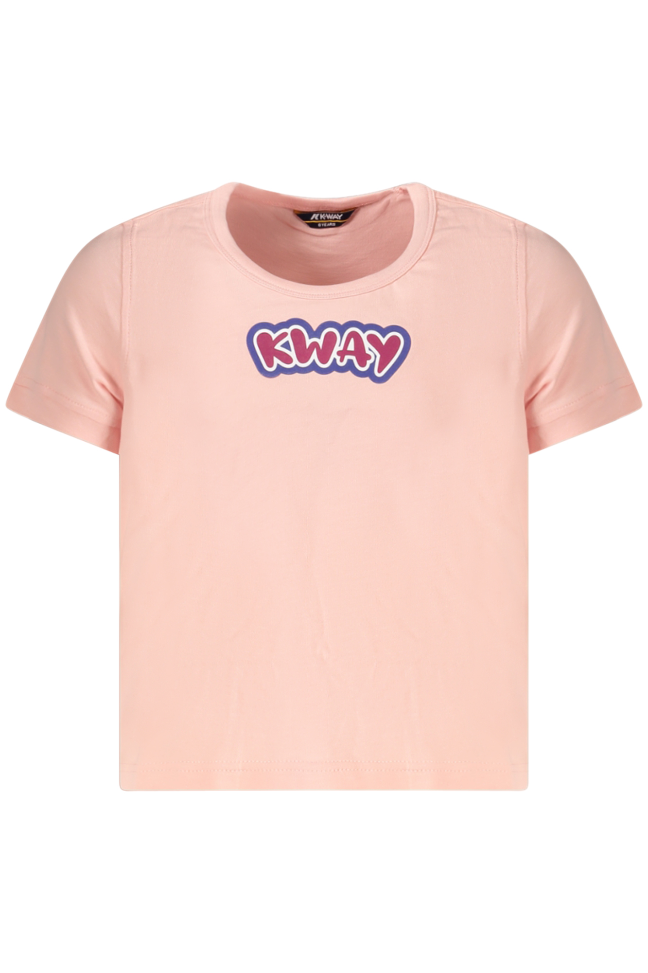 K-WAY SHORT SLEEVE T-SHIRT GIRL PINK