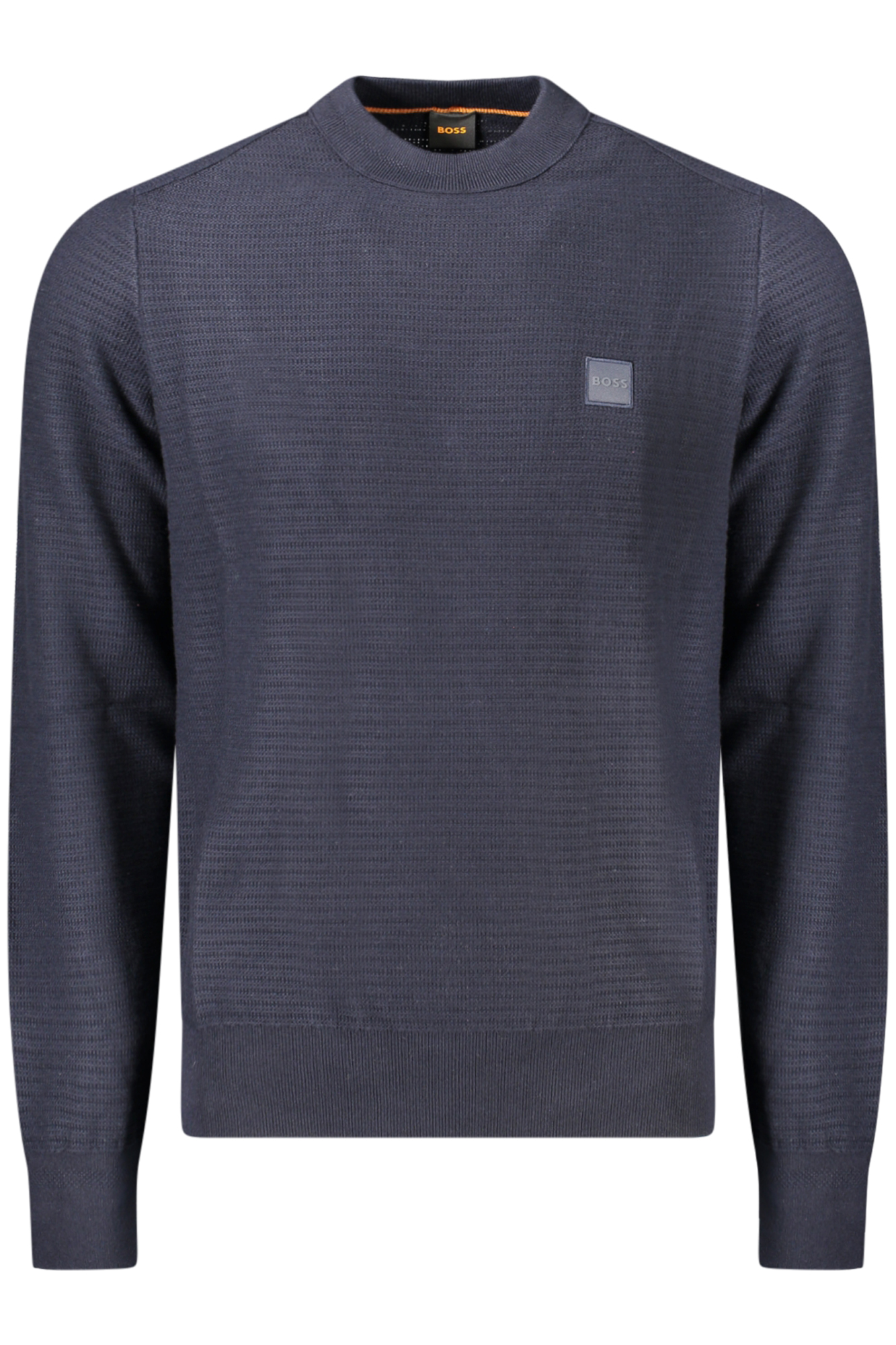 HUGO BOSS MEN SWEATER BLUE HUGO BOSS MEN SWEATER BLUE