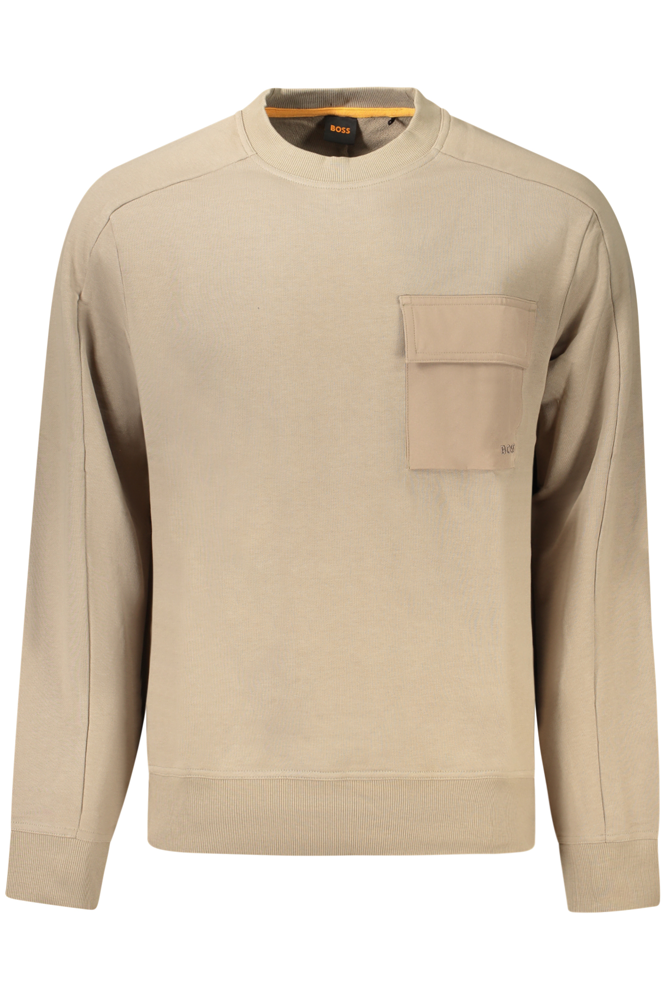 HUGO BOSS SWEATSHIRT WITHOUT ZIP MEN BEIGE HUGO BOSS SWEATSHIRT WITHOUT ZIP MEN BEIGE