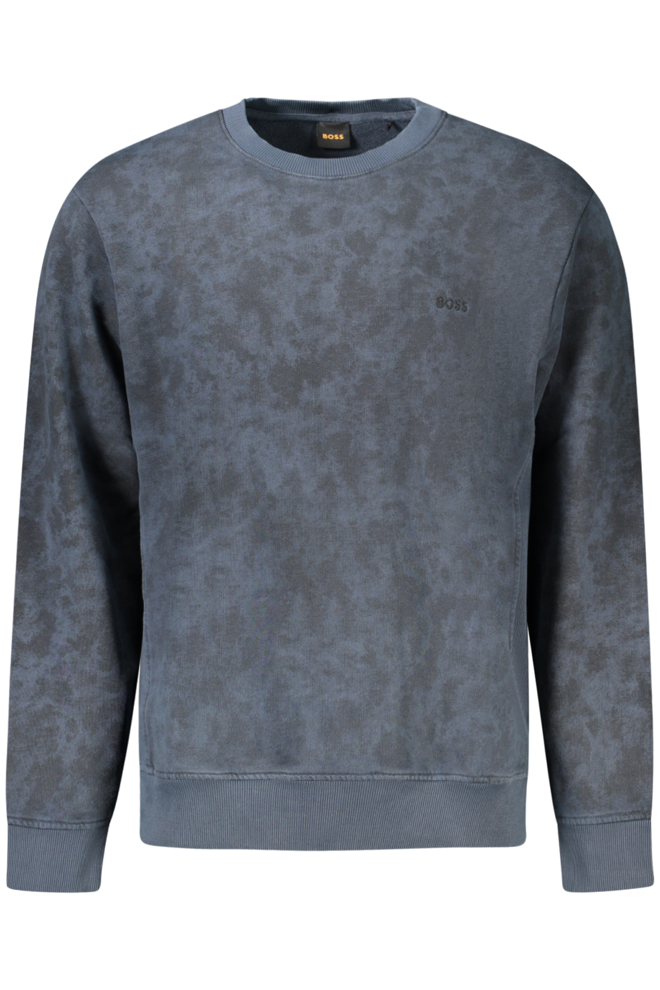 HUGO BOSS MEN ZIP-UP SWEATSHIRT BLUE HUGO BOSS MEN ZIP-UP SWEATSHIRT BLUE