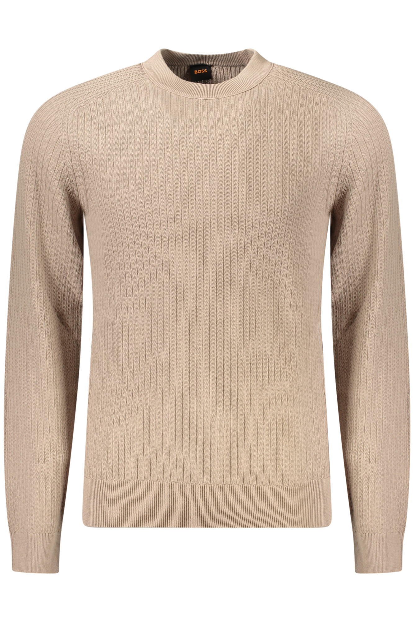 HUGO BOSS MEN SWEATER BEIGE HUGO BOSS MEN SWEATER BEIGE