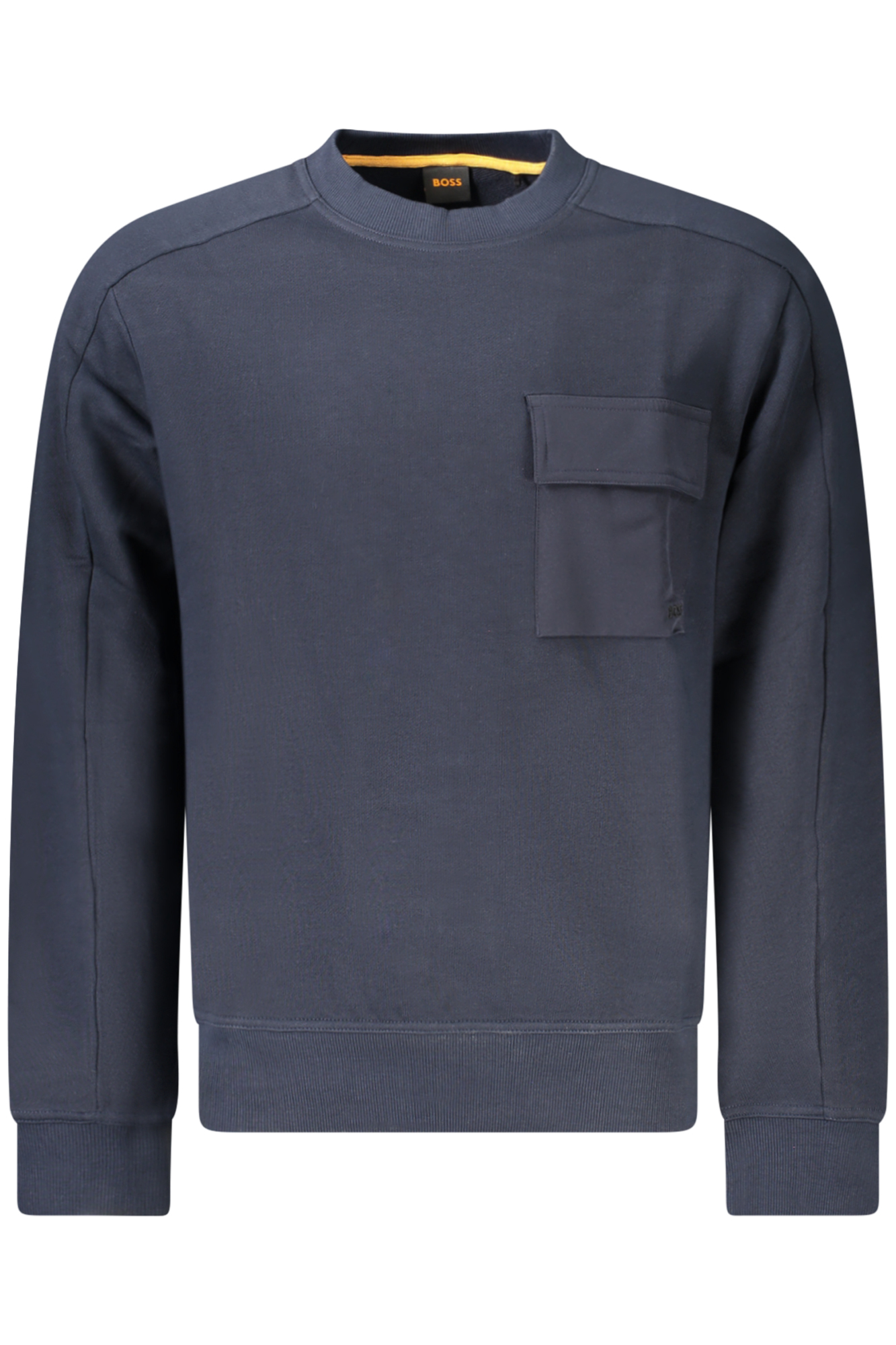 HUGO BOSS MEN ZIP-UP SWEATSHIRT BLUE