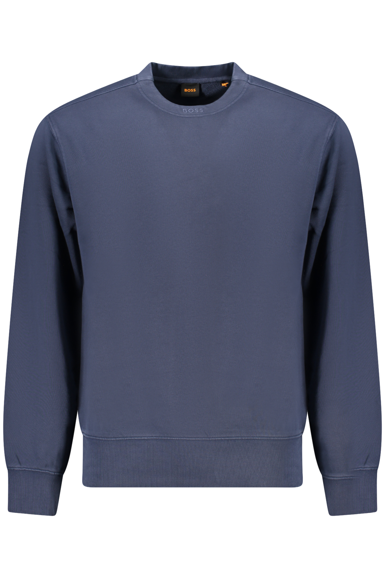 HUGO BOSS MEN ZIP-UP SWEATSHIRT BLUE HUGO BOSS MEN ZIP-UP SWEATSHIRT BLUE