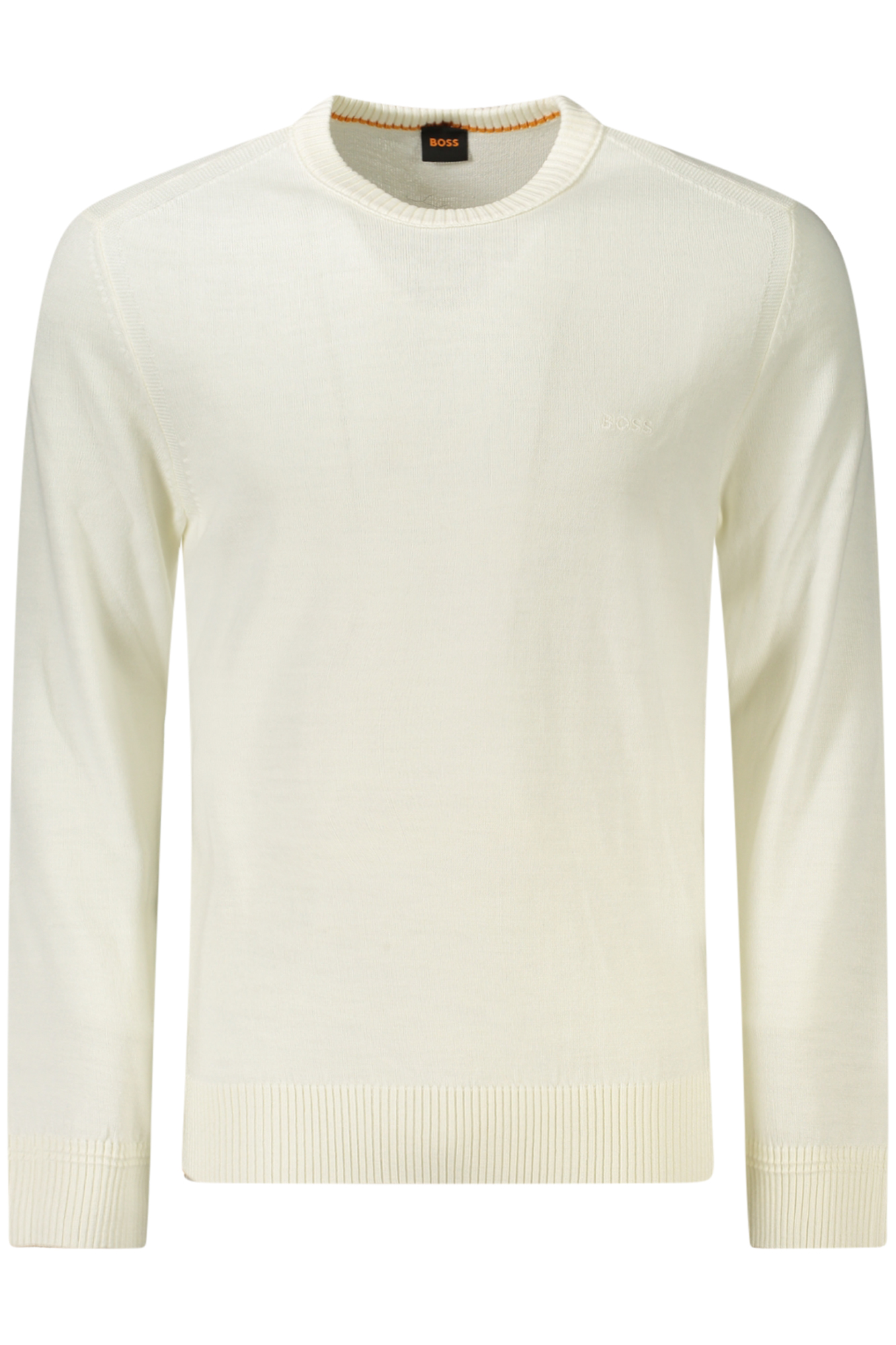 HUGO BOSS MEN WHITE SWEATER HUGO BOSS MEN WHITE SWEATER