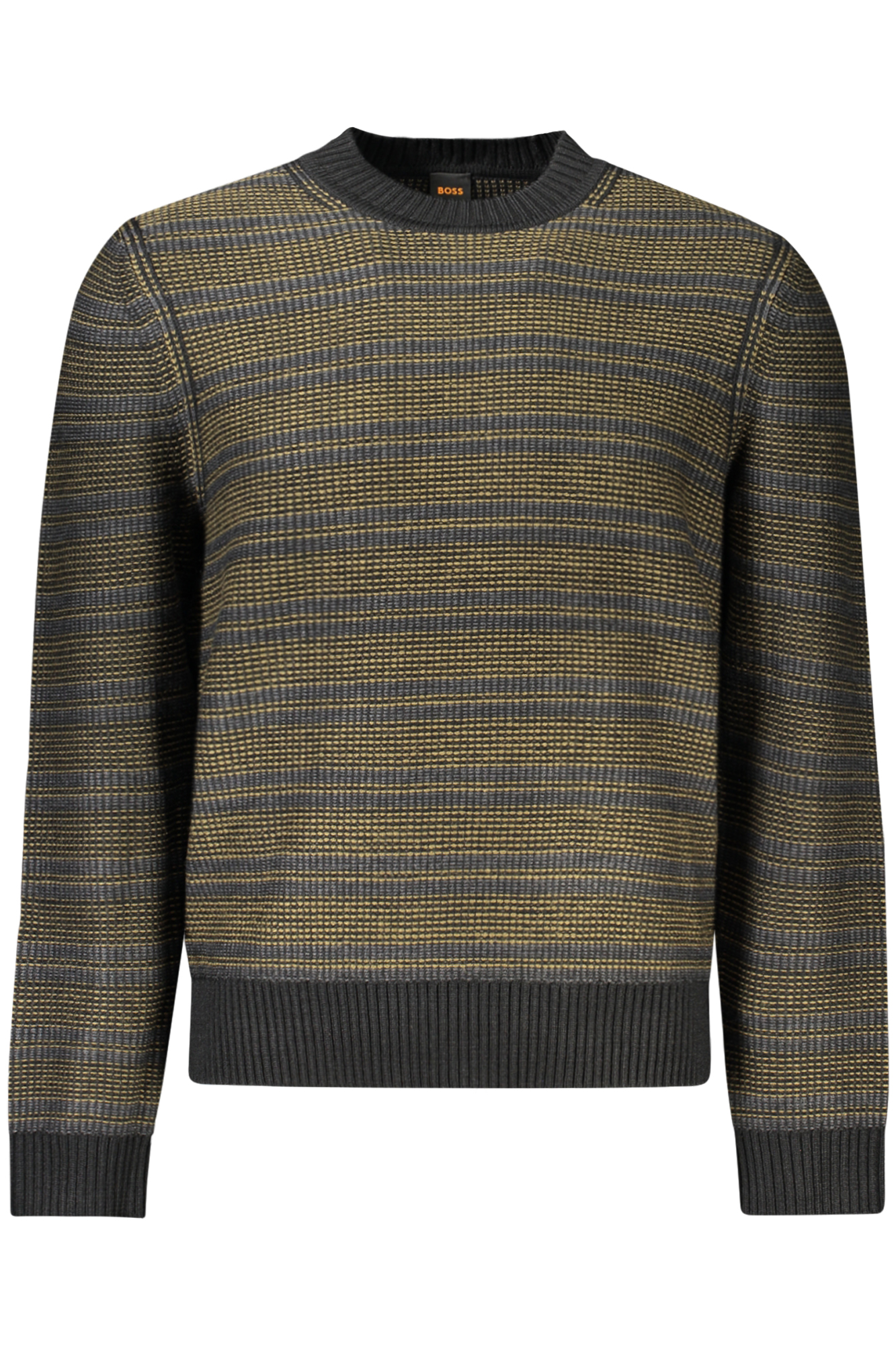 HUGO BOSS MEN BLACK SWEATER HUGO BOSS MEN BLACK SWEATER