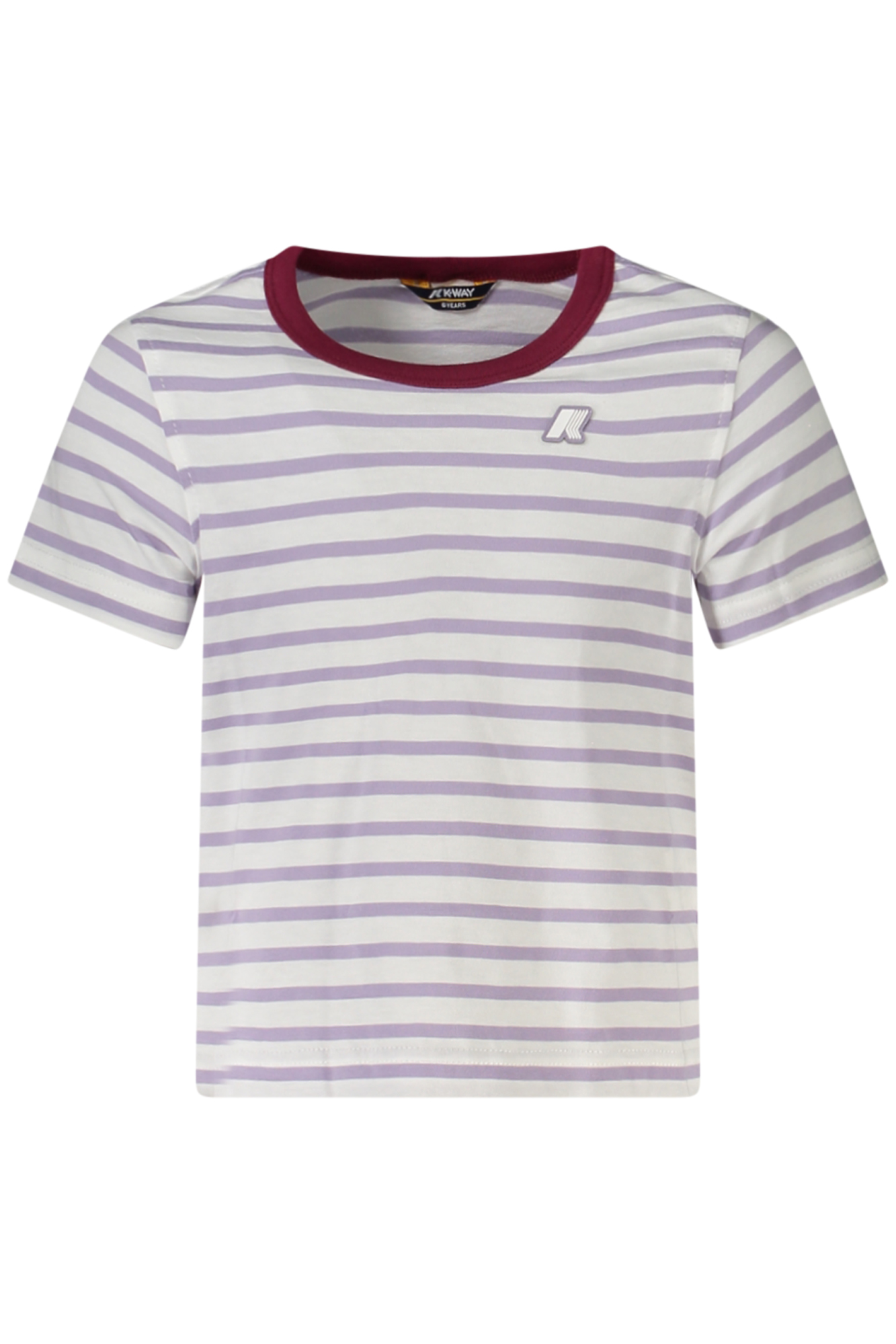 K-WAY T-SHIRT SHORT SLEEVES GIRL PURPLE K-WAY T-SHIRT SHORT SLEEVES GIRL PURPLE