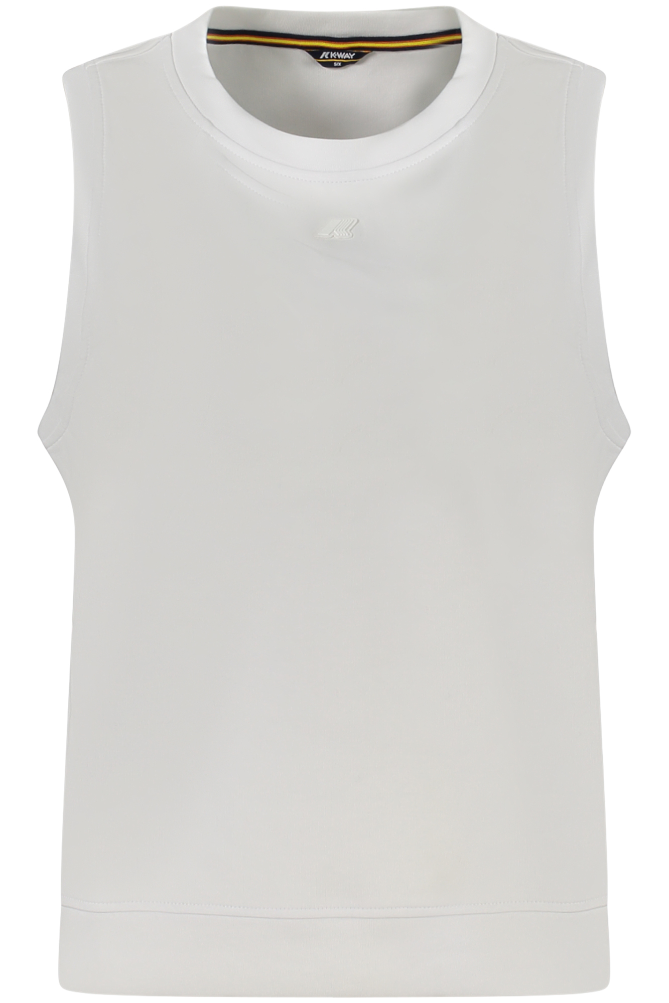 K-WAY WOMEN WHITE TANK TOP K-WAY WOMEN WHITE TANK TOP