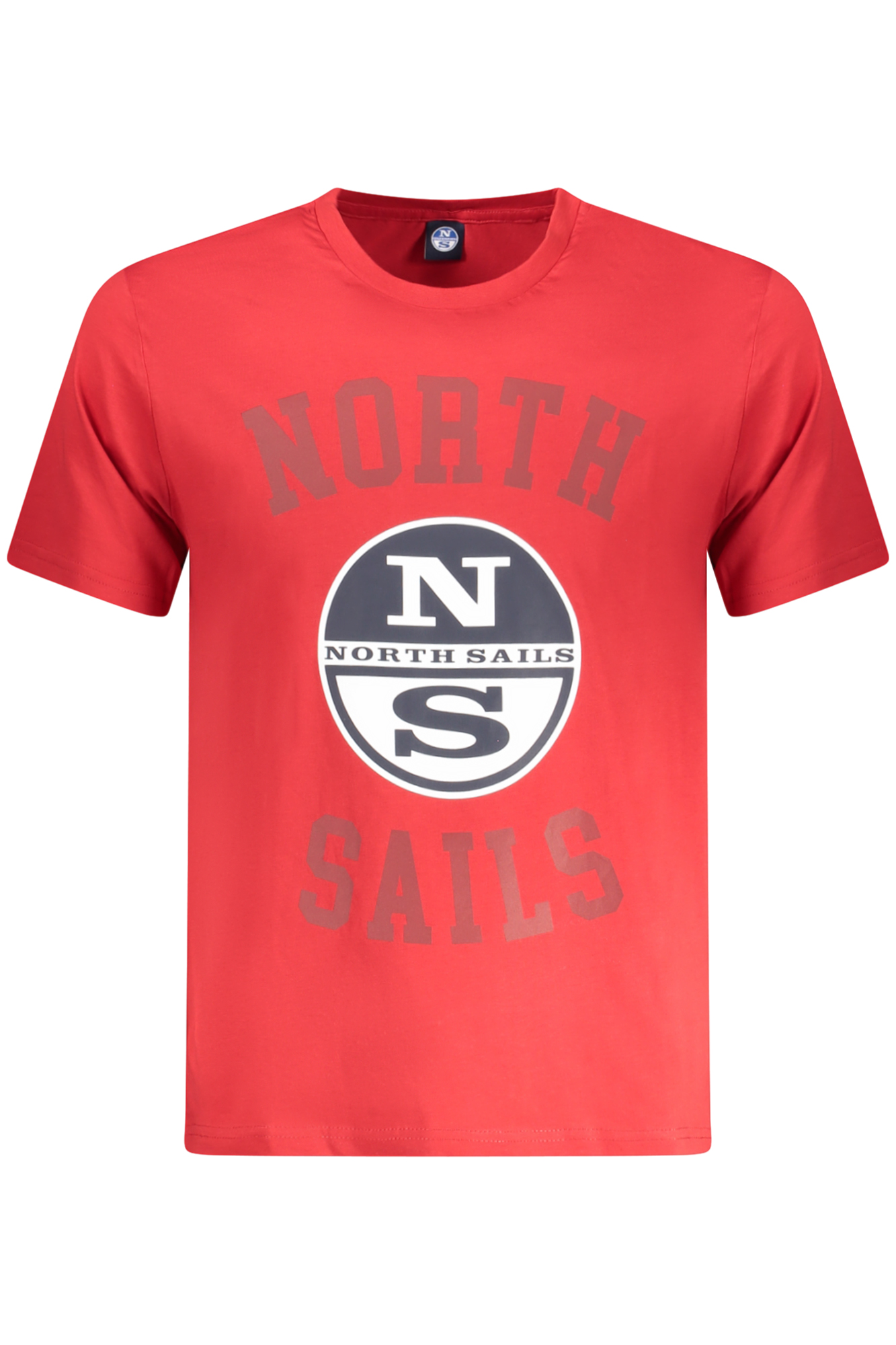 NORTH SAILS MEN SHORT SLEEVE T-SHIRT RED NORTH SAILS MEN SHORT SLEEVE T-SHIRT RED