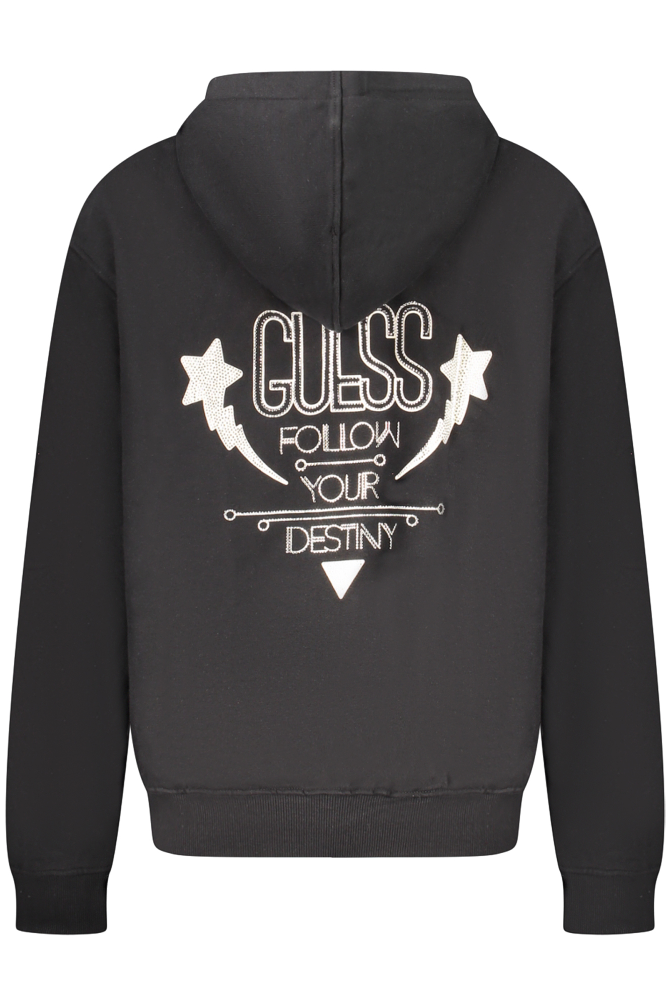 GUESS JEANS SWEATSHIRT WITHOUT ZIP WOMEN BLACK