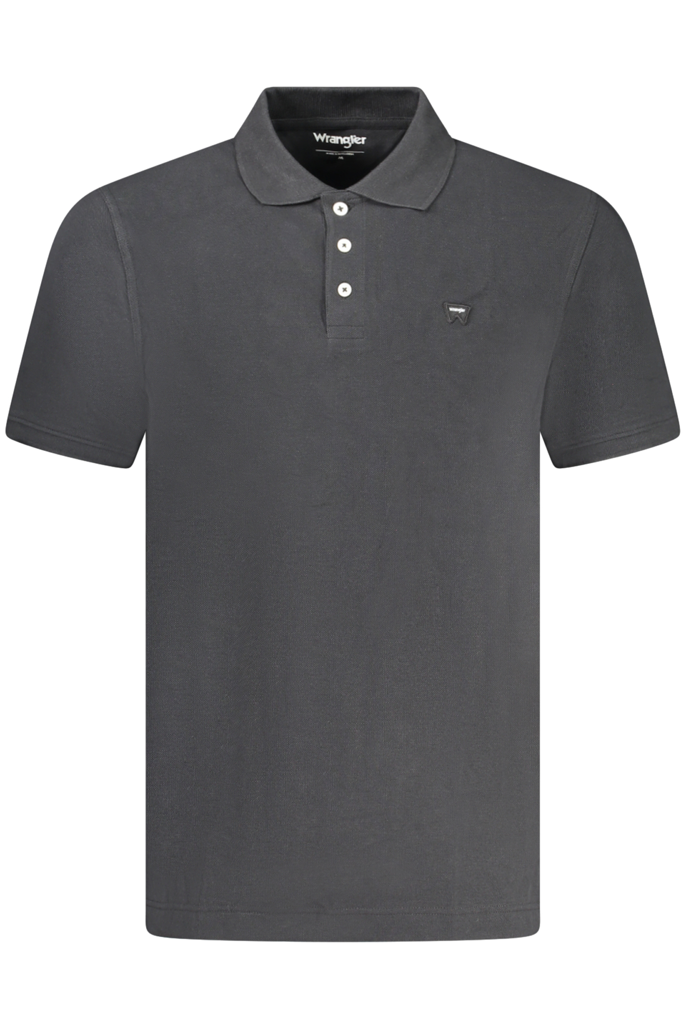 WRANGLER POLO SHORT SLEEVE MEN BLACK WRANGLER POLO SHORT SLEEVE MEN BLACK