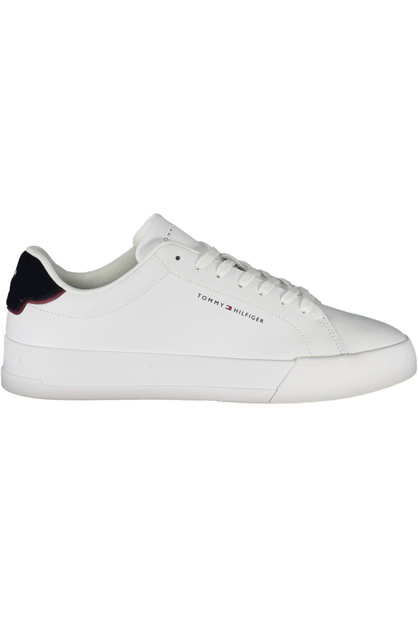 TOMMY HILFIGER MEN SPORTS SHOES WHITE TOMMY HILFIGER MEN SPORTS SHOES WHITE