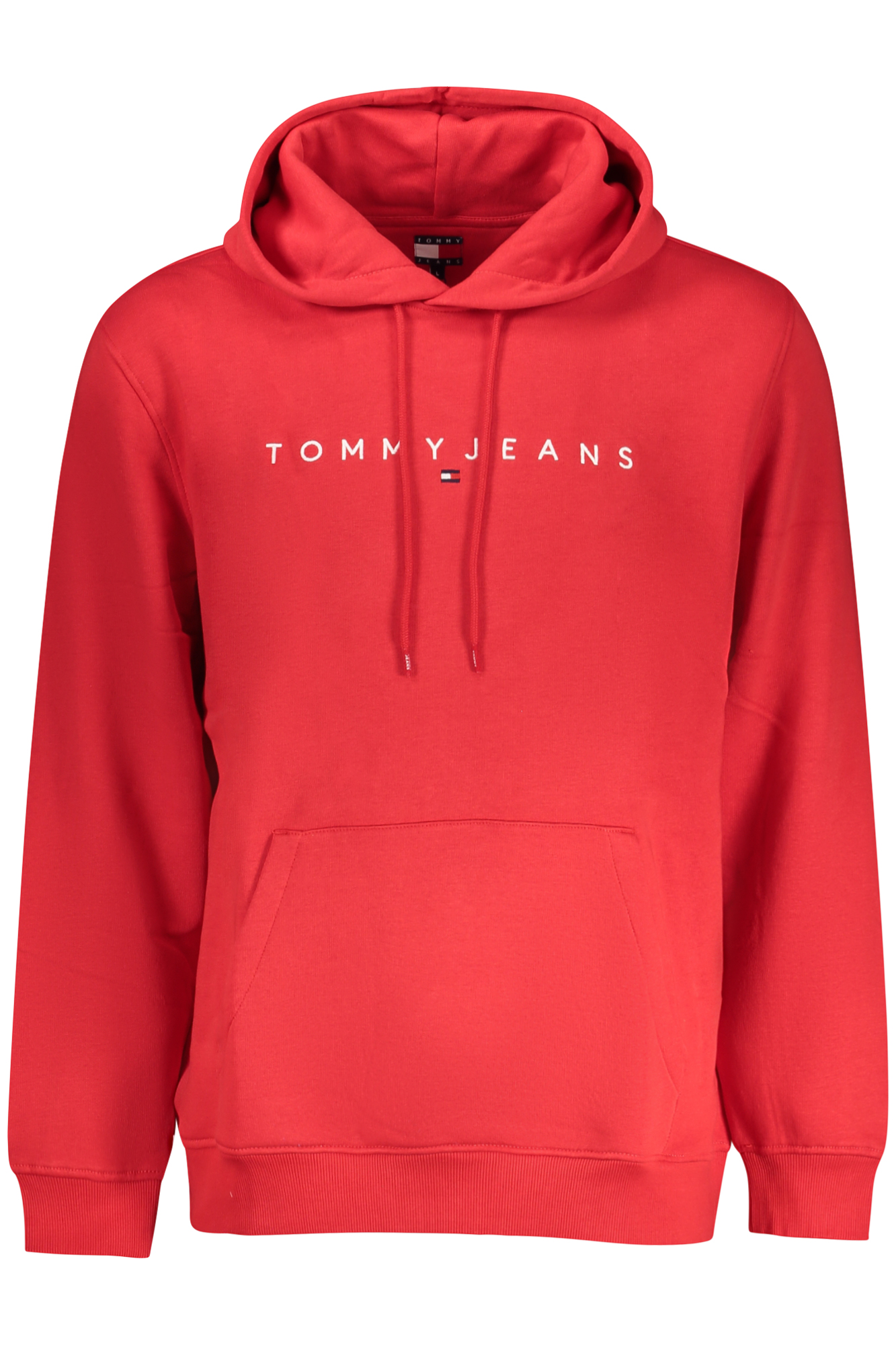 TOMMY HILFIGER RED MEN ZIP-UP SWEATSHIRT TOMMY HILFIGER RED MEN ZIP-UP SWEATSHIRT