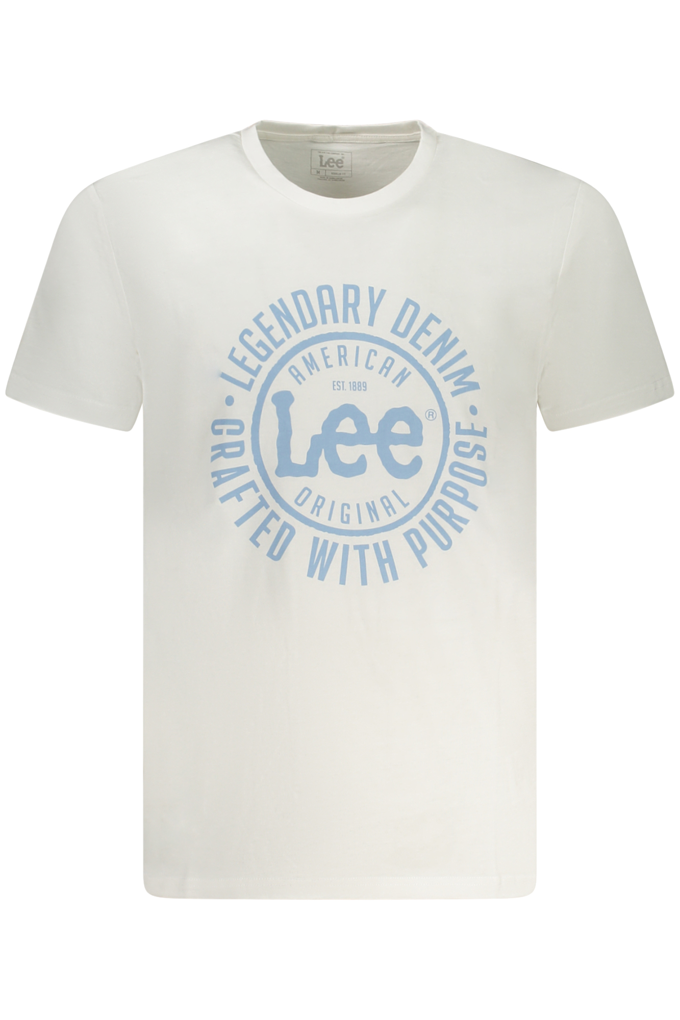 LEE MEN SHORT SLEEVE T-SHIRT WHITE LEE MEN SHORT SLEEVE T-SHIRT WHITE