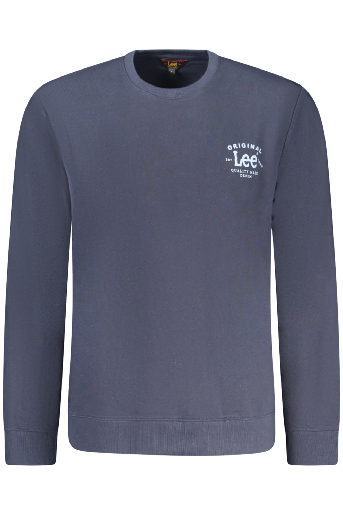 LEE MEN BLUE ZIP-UP SWEATSHIRT LEE MEN BLUE ZIP-UP SWEATSHIRT