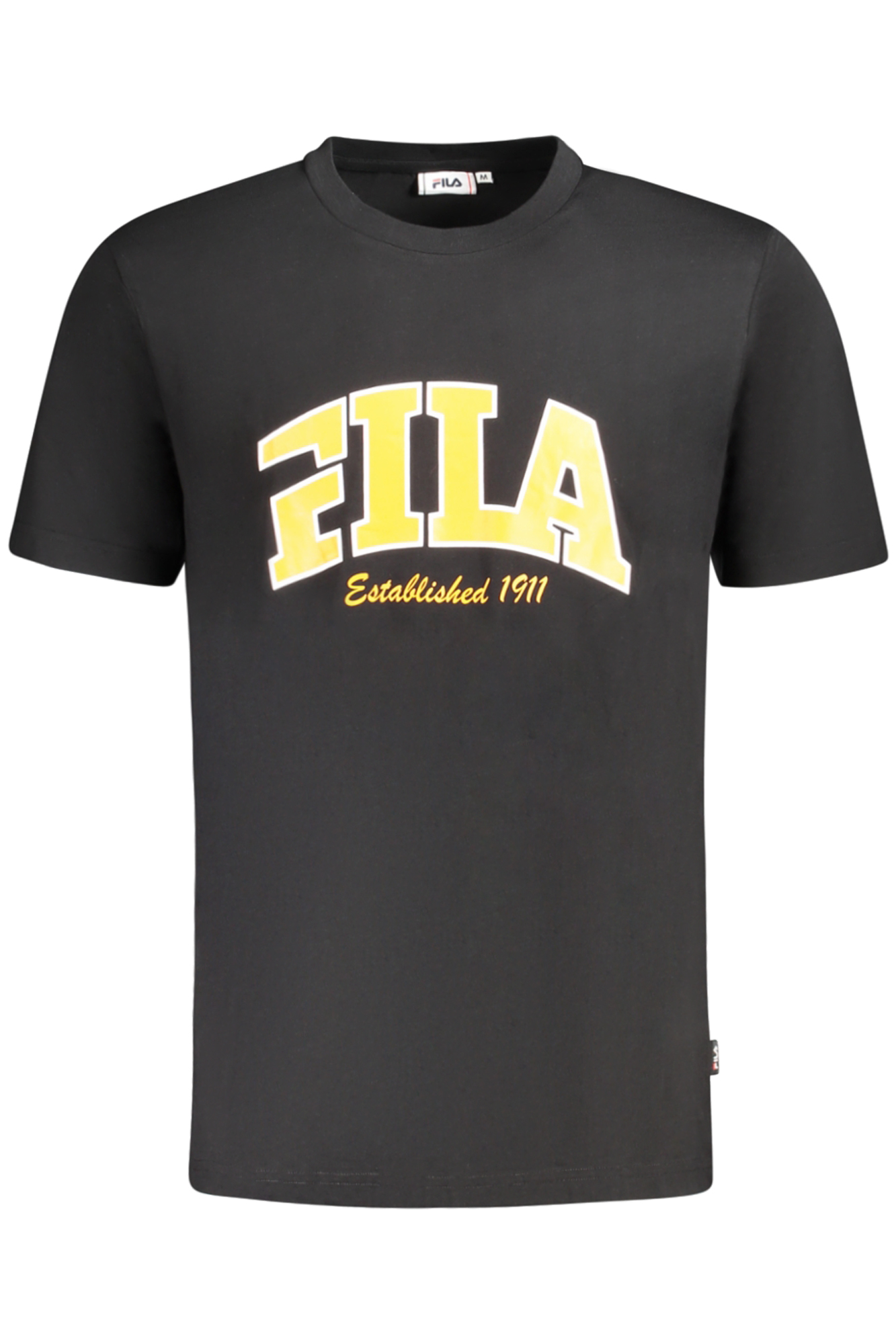 FILA MEN SHORT SLEEVE T-SHIRT BLACK FILA MEN SHORT SLEEVE T-SHIRT BLACK
