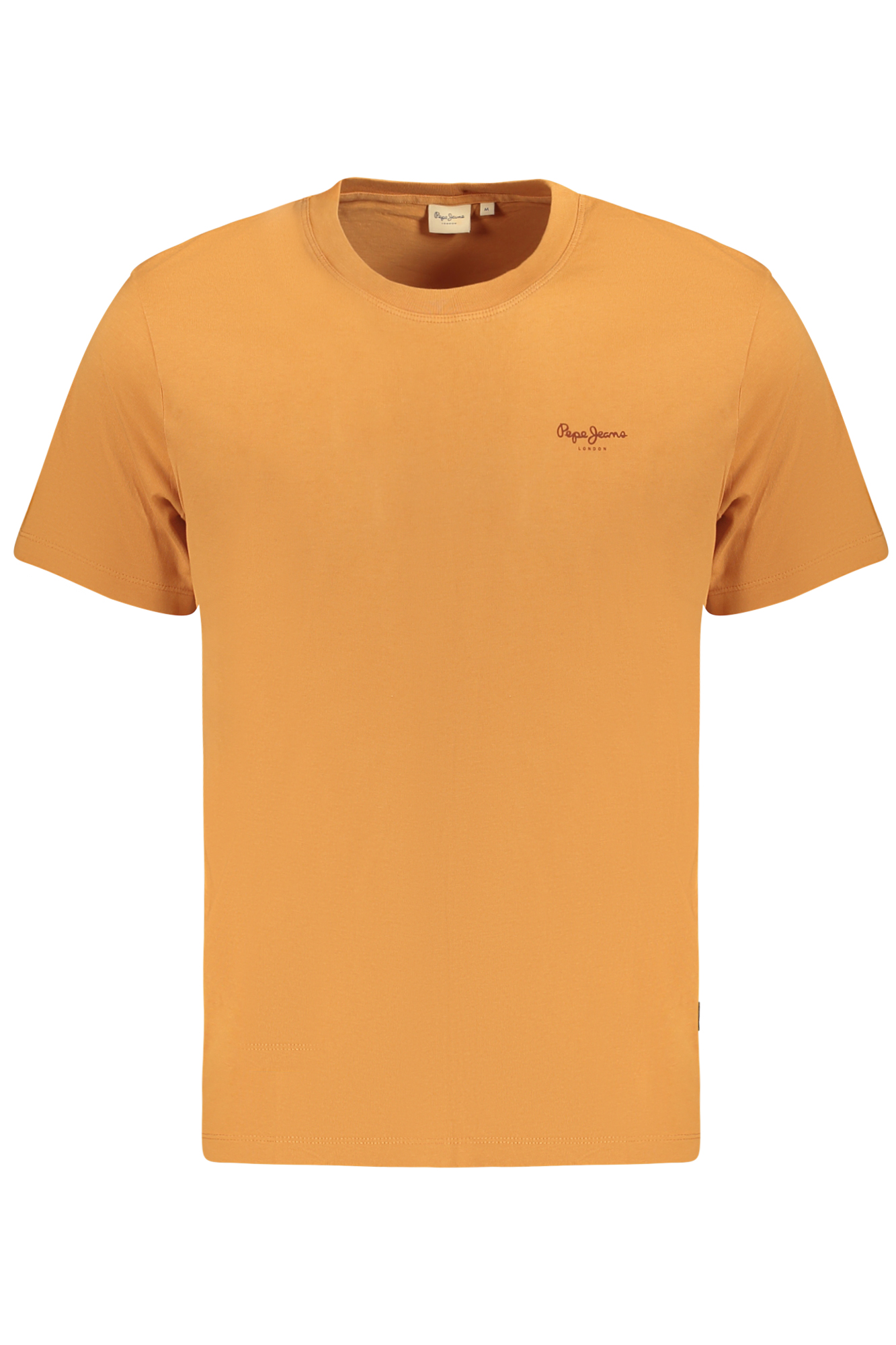 PEPE JEANS MEN SHORT SLEEVE T-SHIRT ORANGE PEPE JEANS MEN SHORT SLEEVE T-SHIRT ORANGE