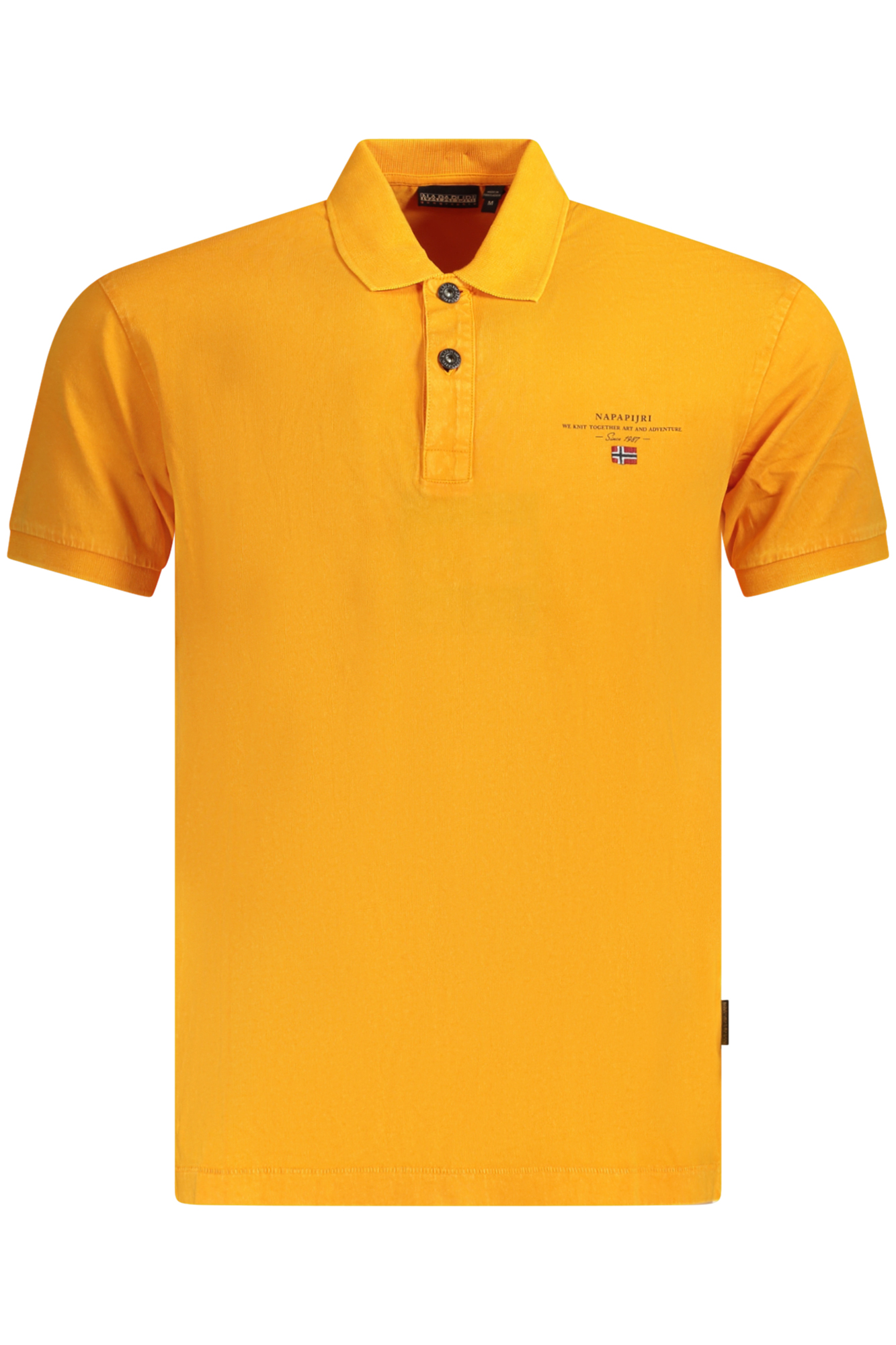 NAPAPIJRI POLO SHORT SLEEVES MEN ORANGE NAPAPIJRI POLO SHORT SLEEVES MEN ORANGE