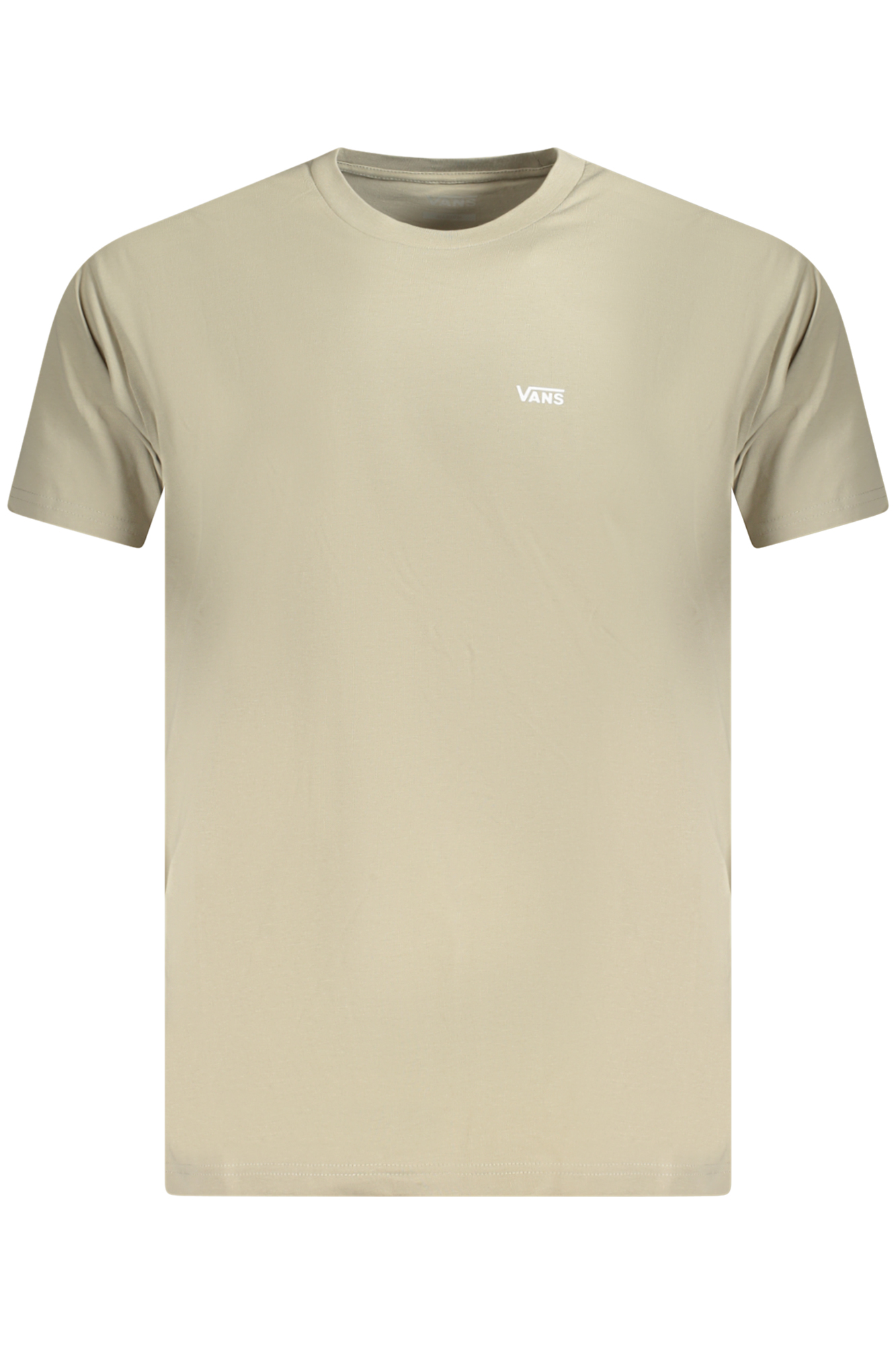 VANS SHORT SLEEVE T-SHIRT MEN BEIGE VANS SHORT SLEEVE T-SHIRT MEN BEIGE